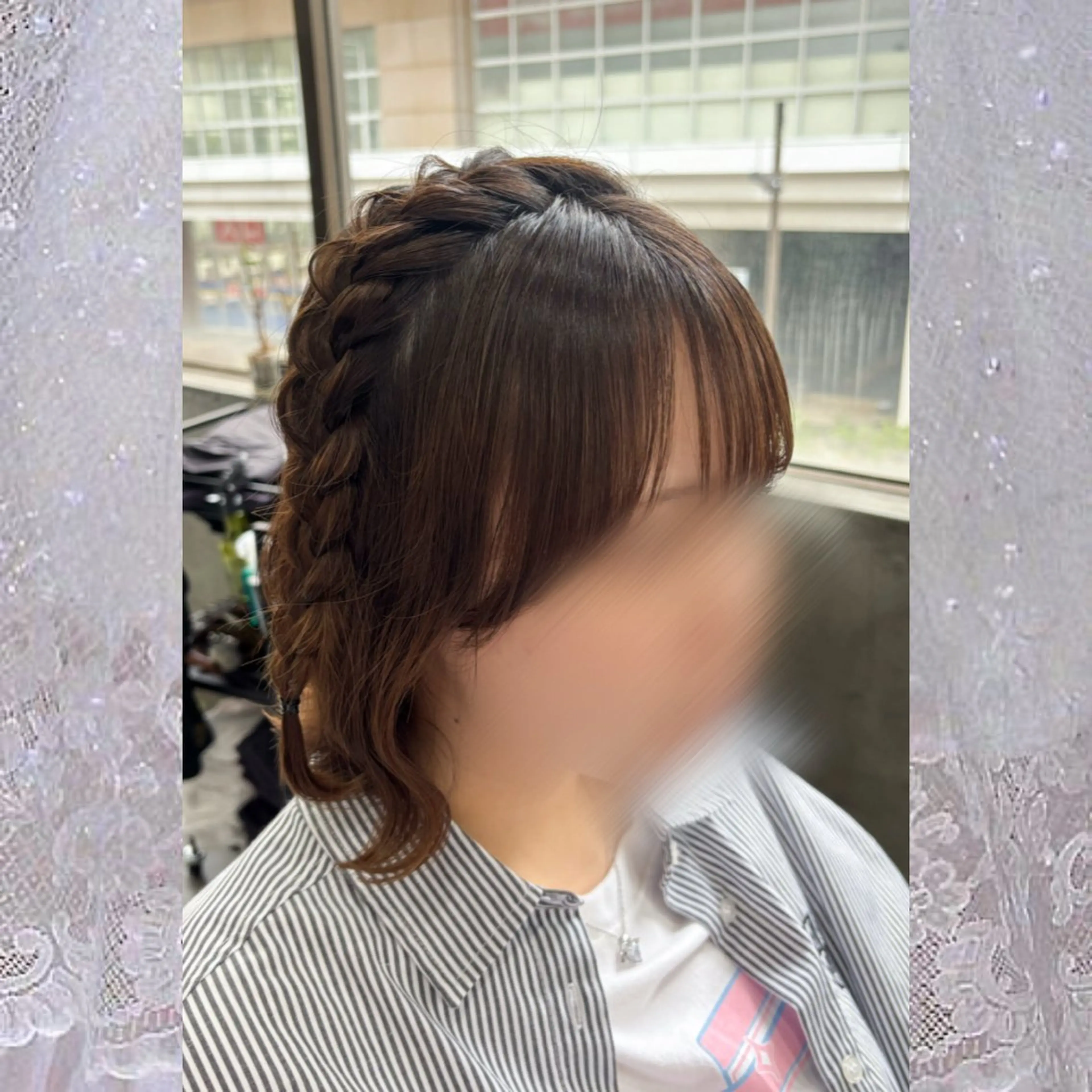 ヘアアレンジ ヘアセット 河原 彩心【練習モデル】のヘアスタイル