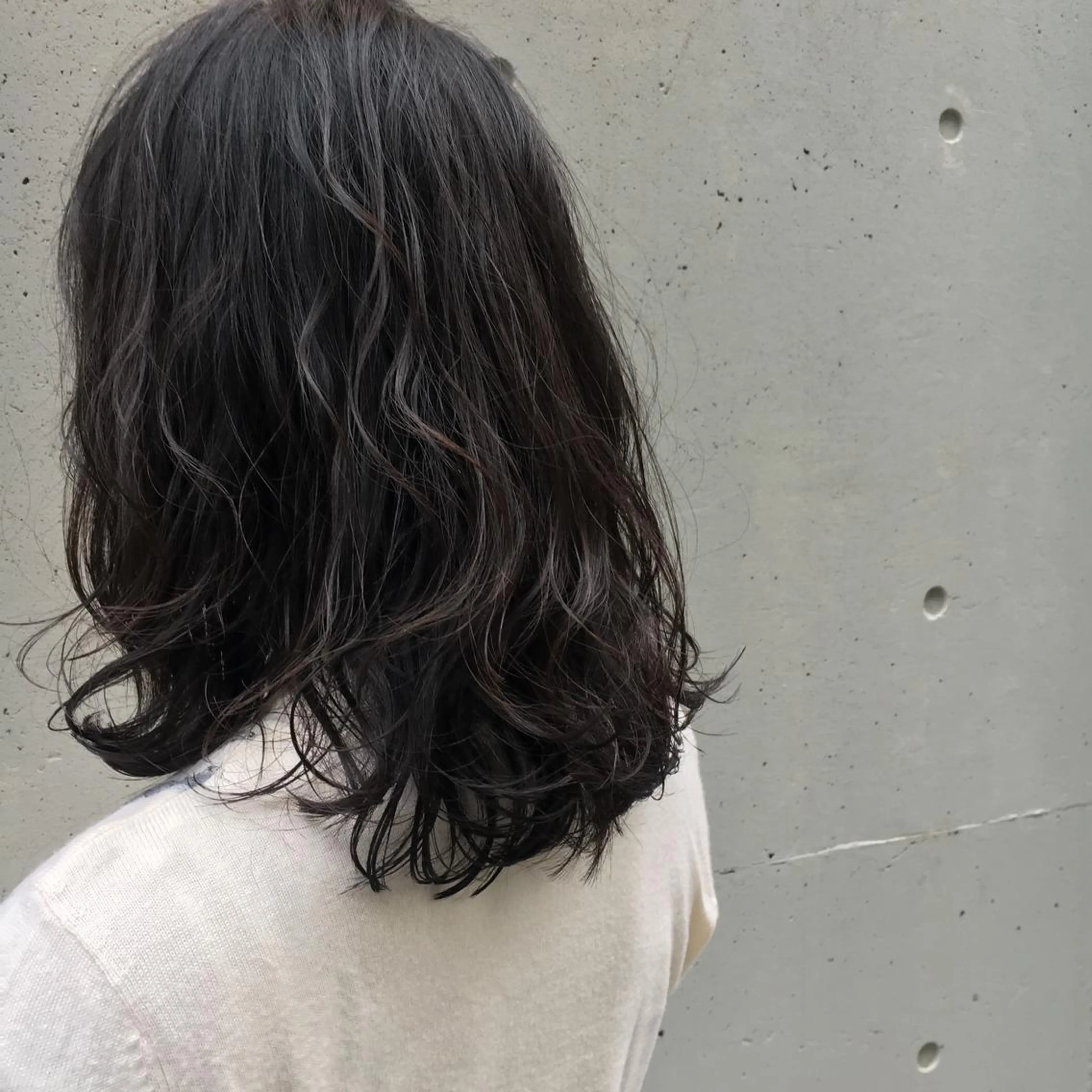 セミロング 田中 裕士のヘアスタイル