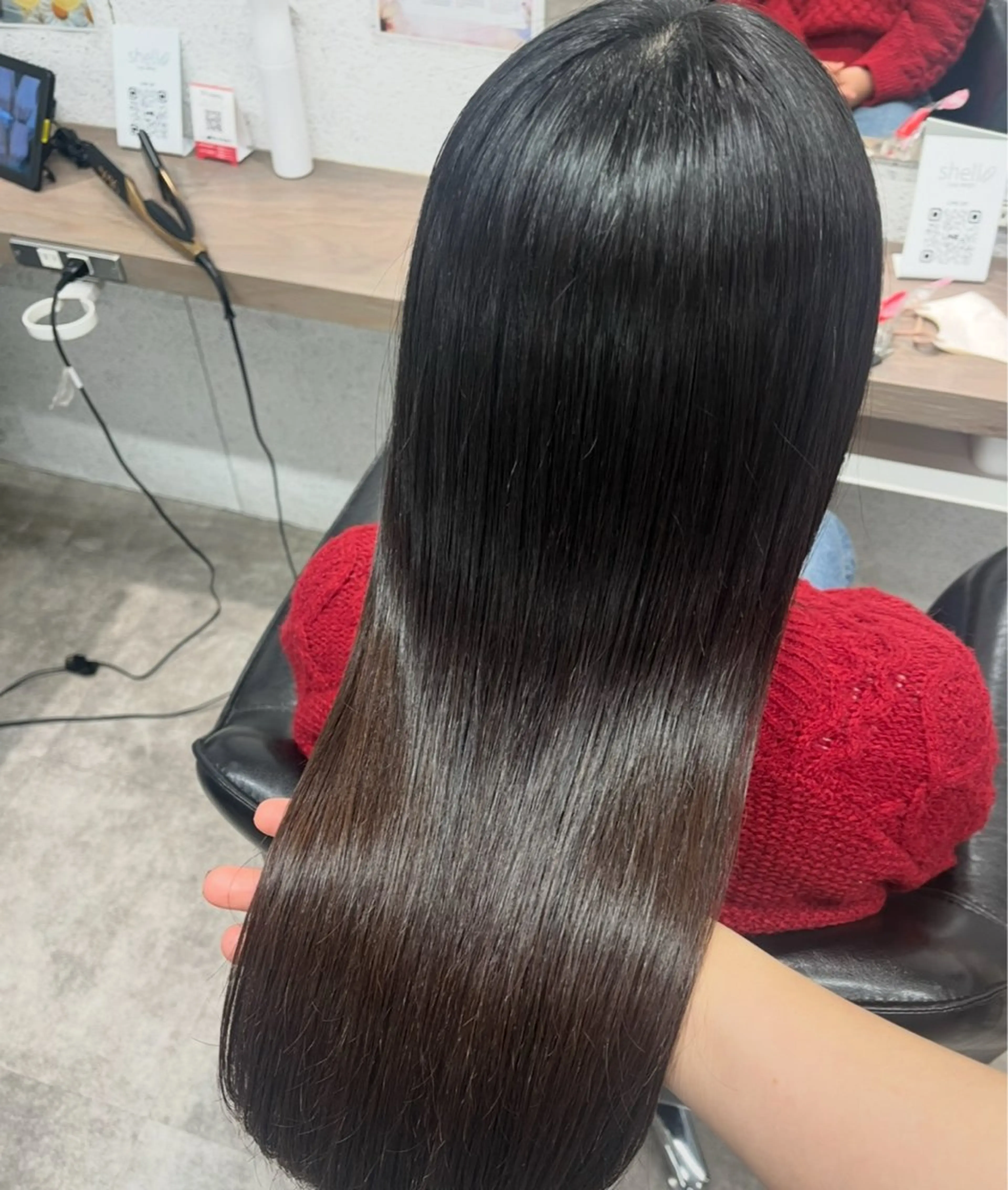 ロング ヘアアレンジ カット 縮毛矯正 トリートメント 🍓艶髪/艶カラー しんたに🌈のヘアスタイル