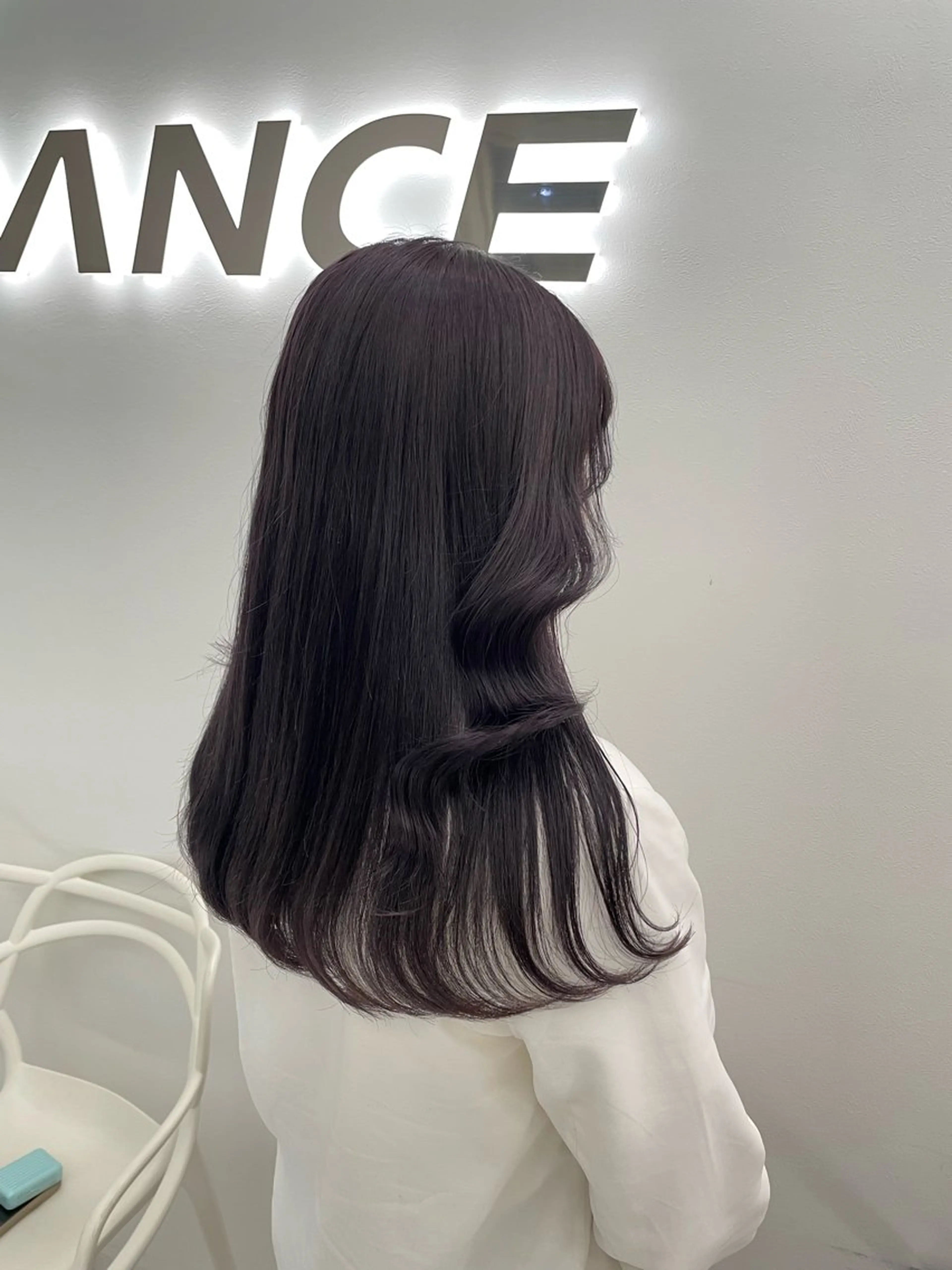 ロング カラー ヘアカラー ヘッドスパ ヘアセット 🤍韓国艶ワンホン ヘアMAYU🤍のヘアスタイル