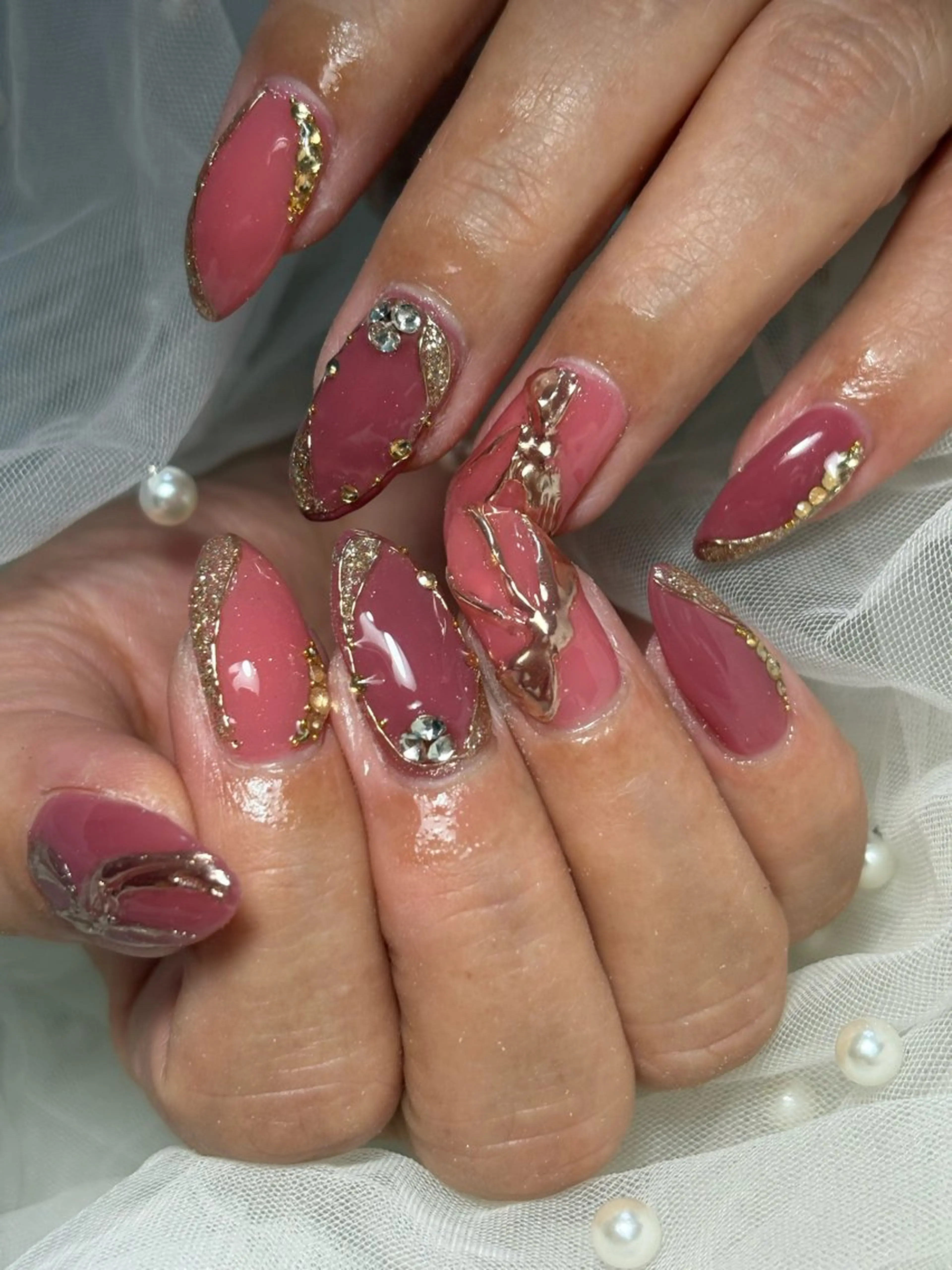 ネイル ハンドネイル フットネイル ✴︎ Delightのネイルデザイン