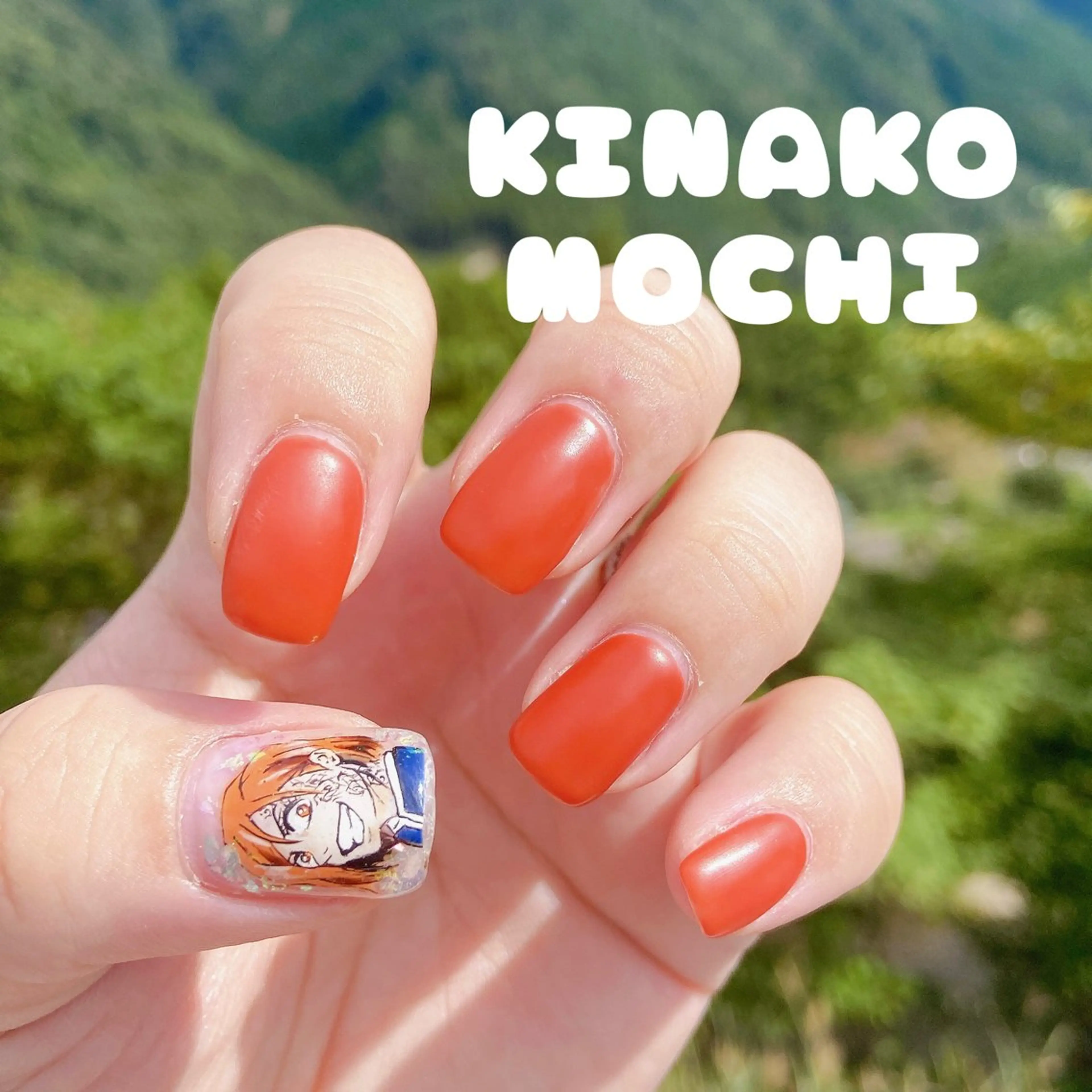 ネイル Nail Salon  Soleil所属・SOLEIL☀️｡ﾟ ワンホン/推し活のネイルデザイン