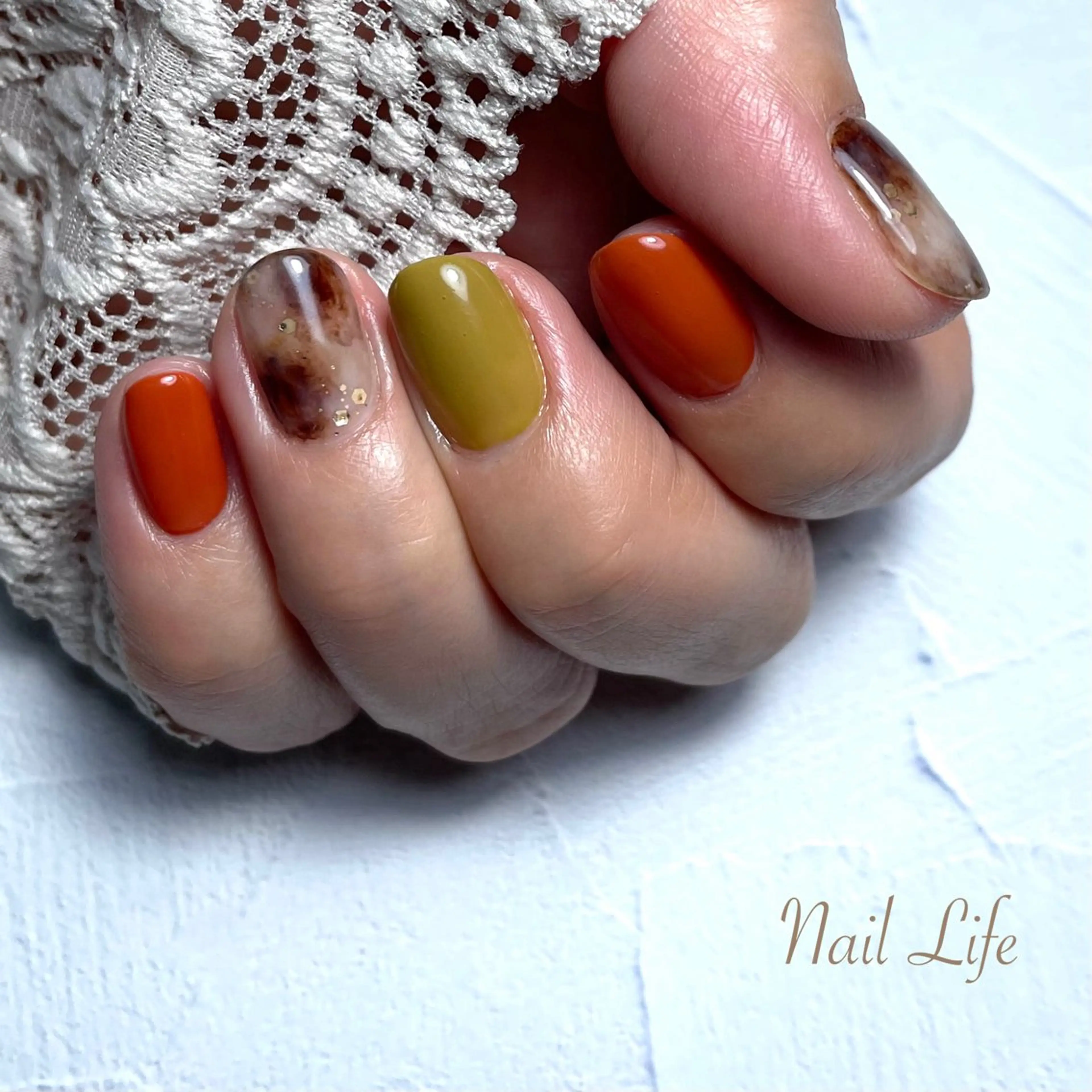 ネイル ニュアンスネイル 大嶋 めぐみのネイルデザイン