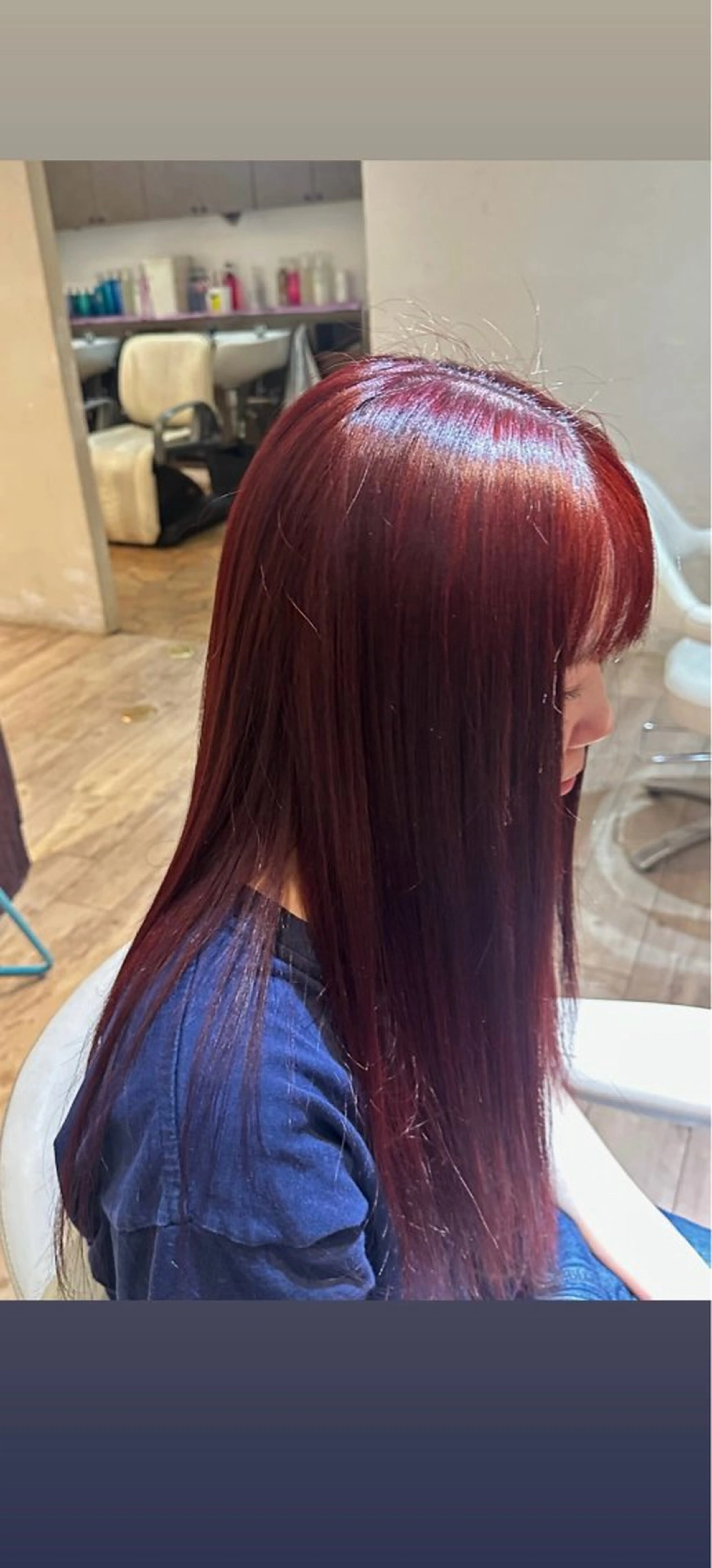 ロング cie りこのヘアスタイル