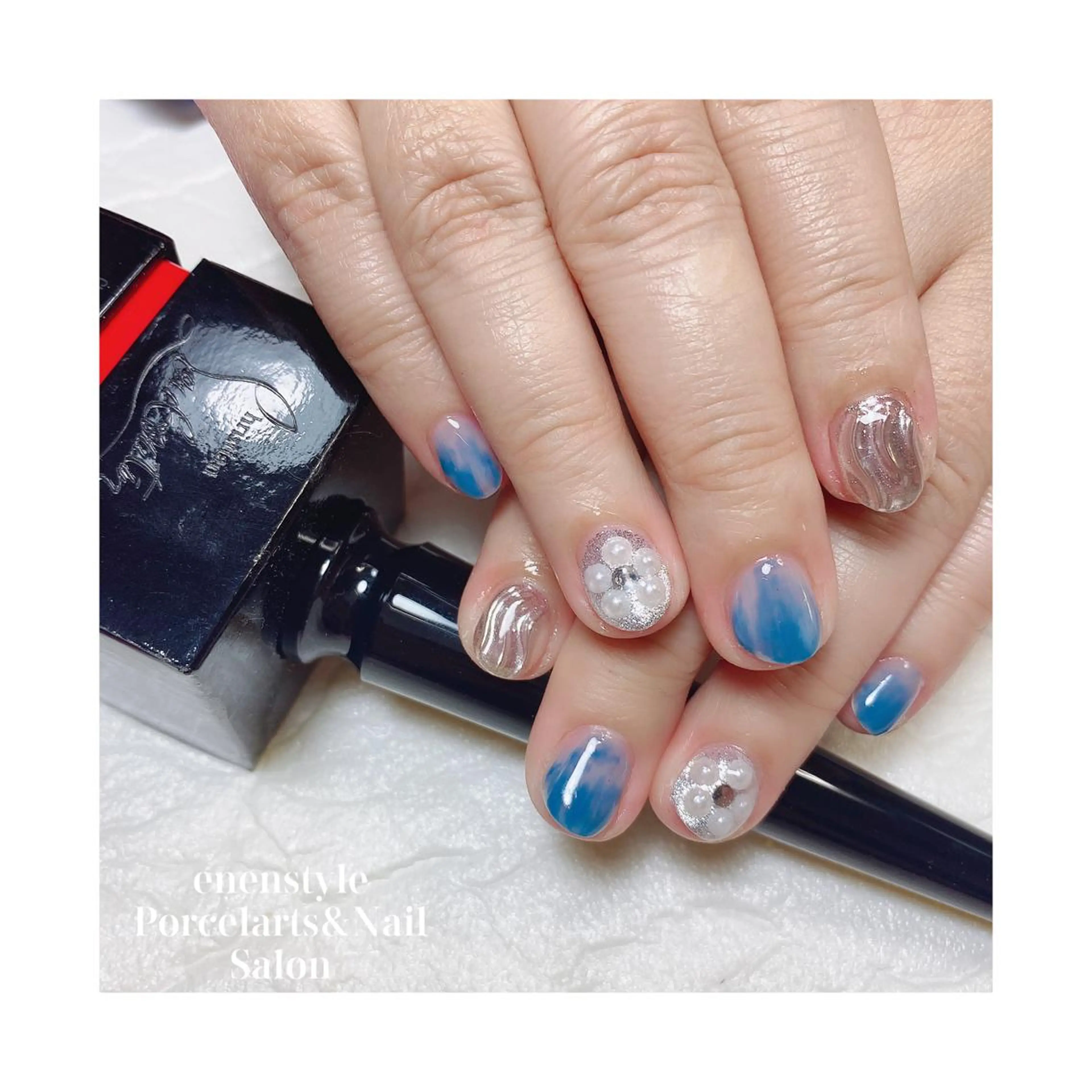 ショート ネイル ジェルネイル ニュアンスネイル オフィスネイル ワンカラーネイル パラジェル ハンドネイル 👑enen style👑のネイルデザイン