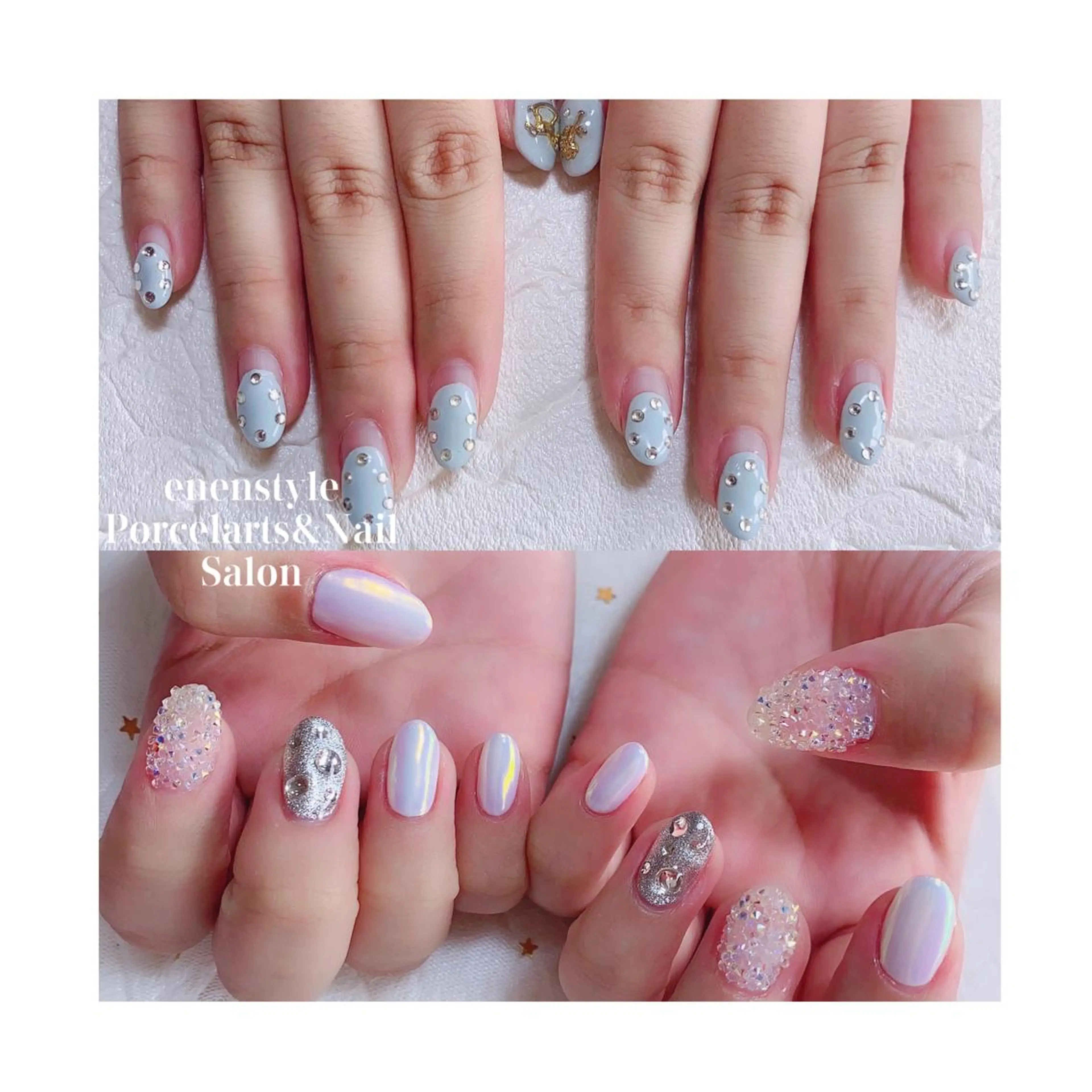 ミディアム ネイル ジェルネイル ニュアンスネイル オフィスネイル ワンカラーネイル パラジェル ハンドネイル 👑enen style👑のネイルデザイン