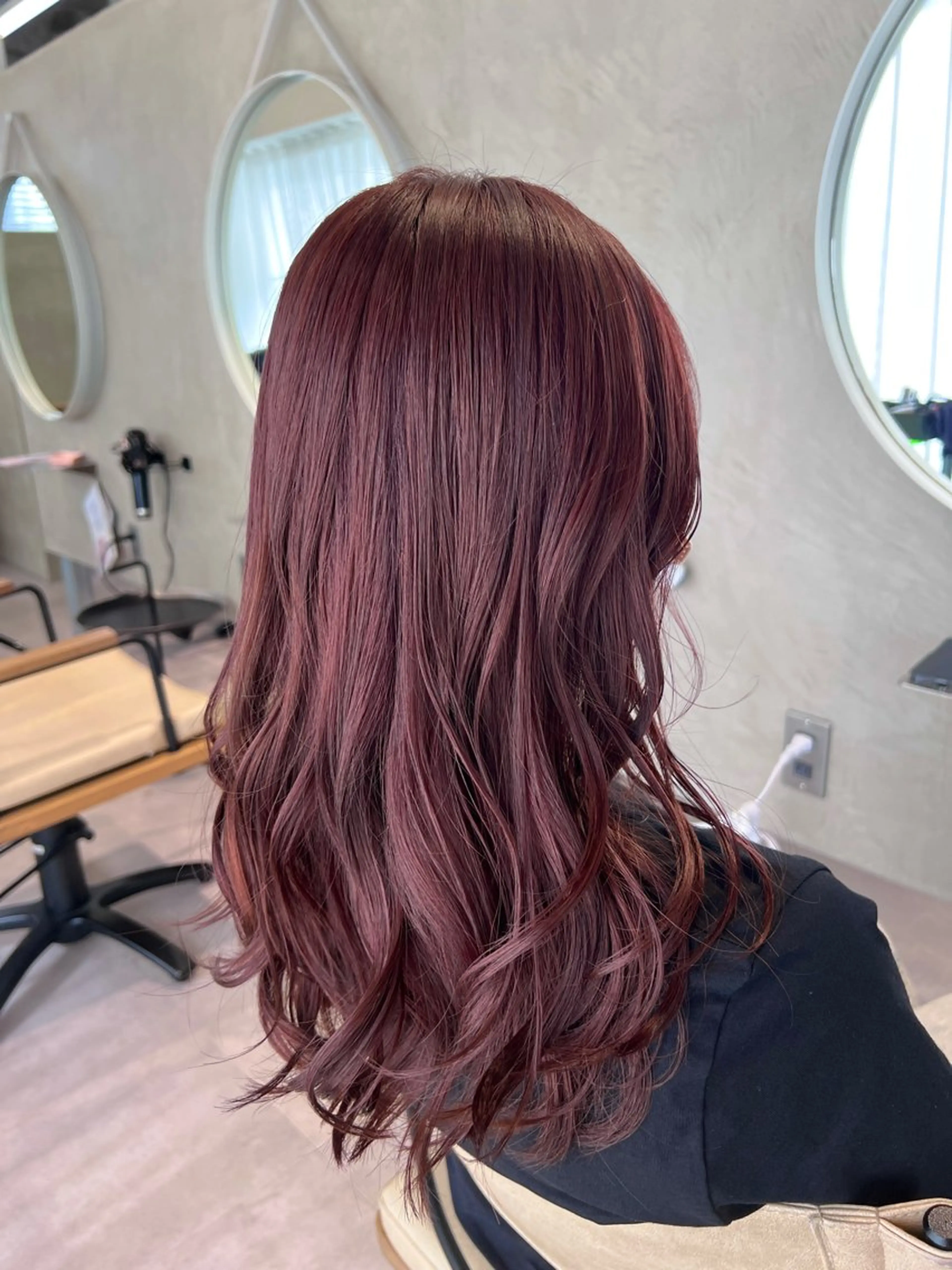 ロング 仲川 沙希のヘアスタイル