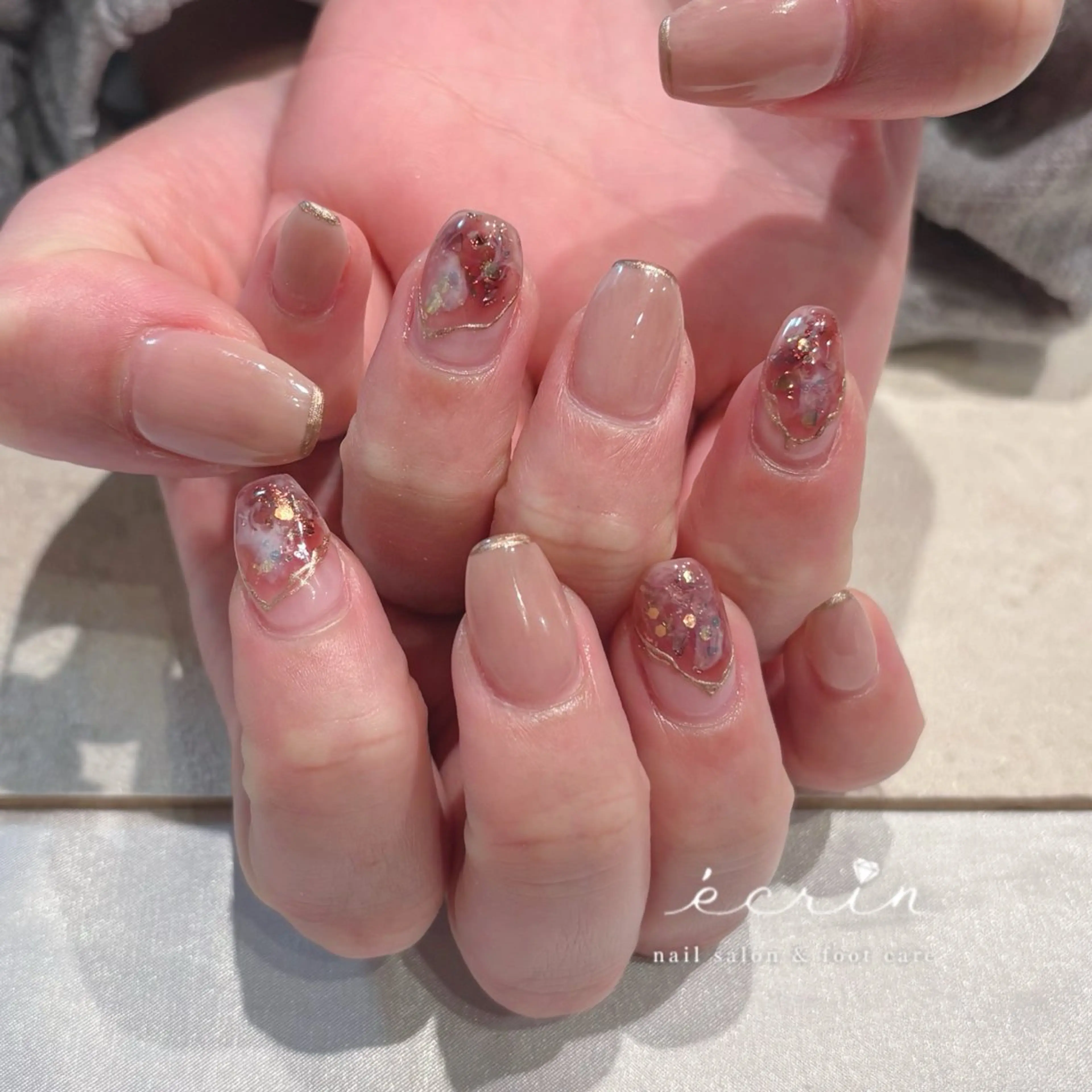 ネイル ecrin エクラン Haruka🌼のネイルデザイン