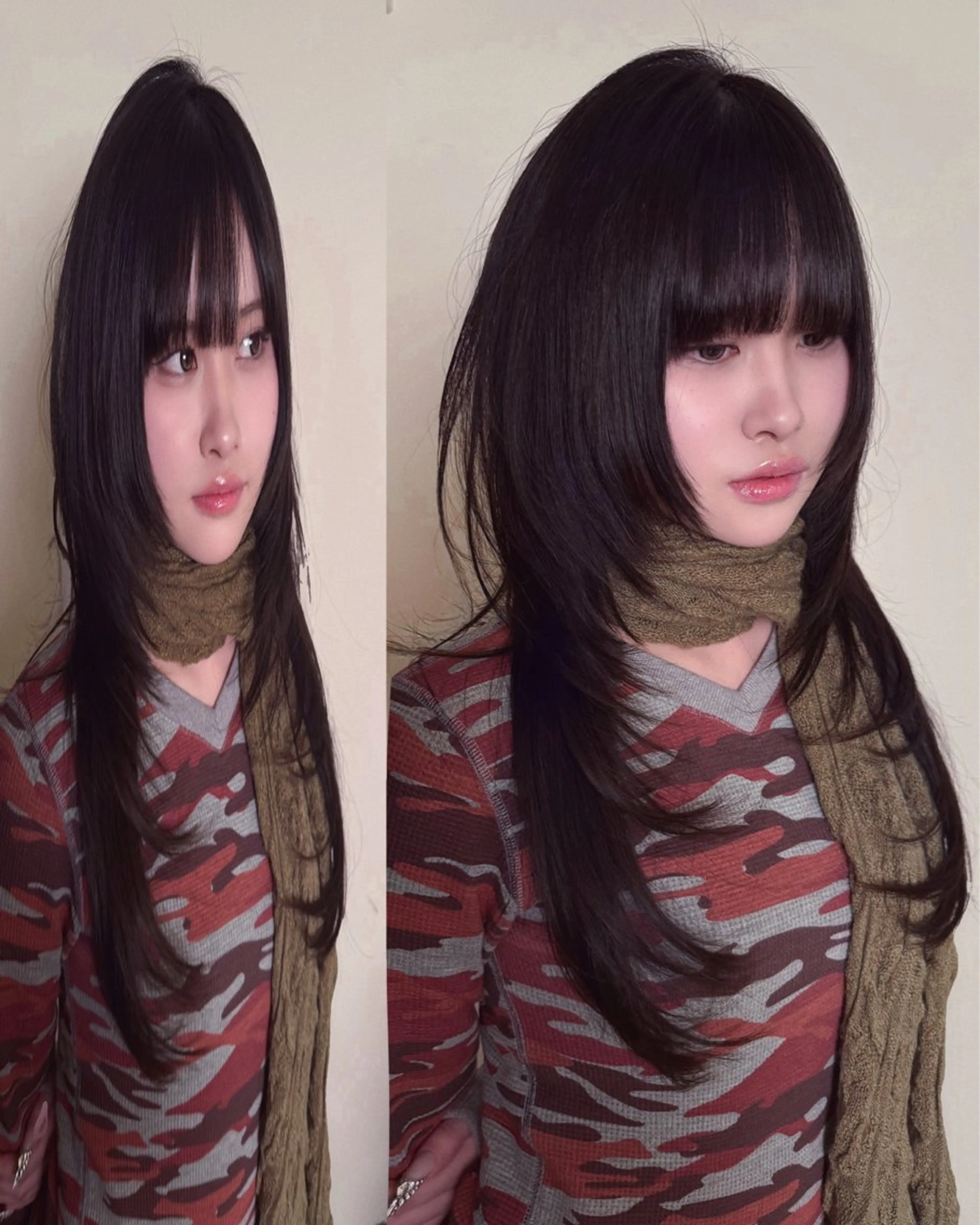 ロング カット トリートメント ヘッドスパ ヘアセット HARUNA/原宿/ デザイン/カットのヘアスタイル