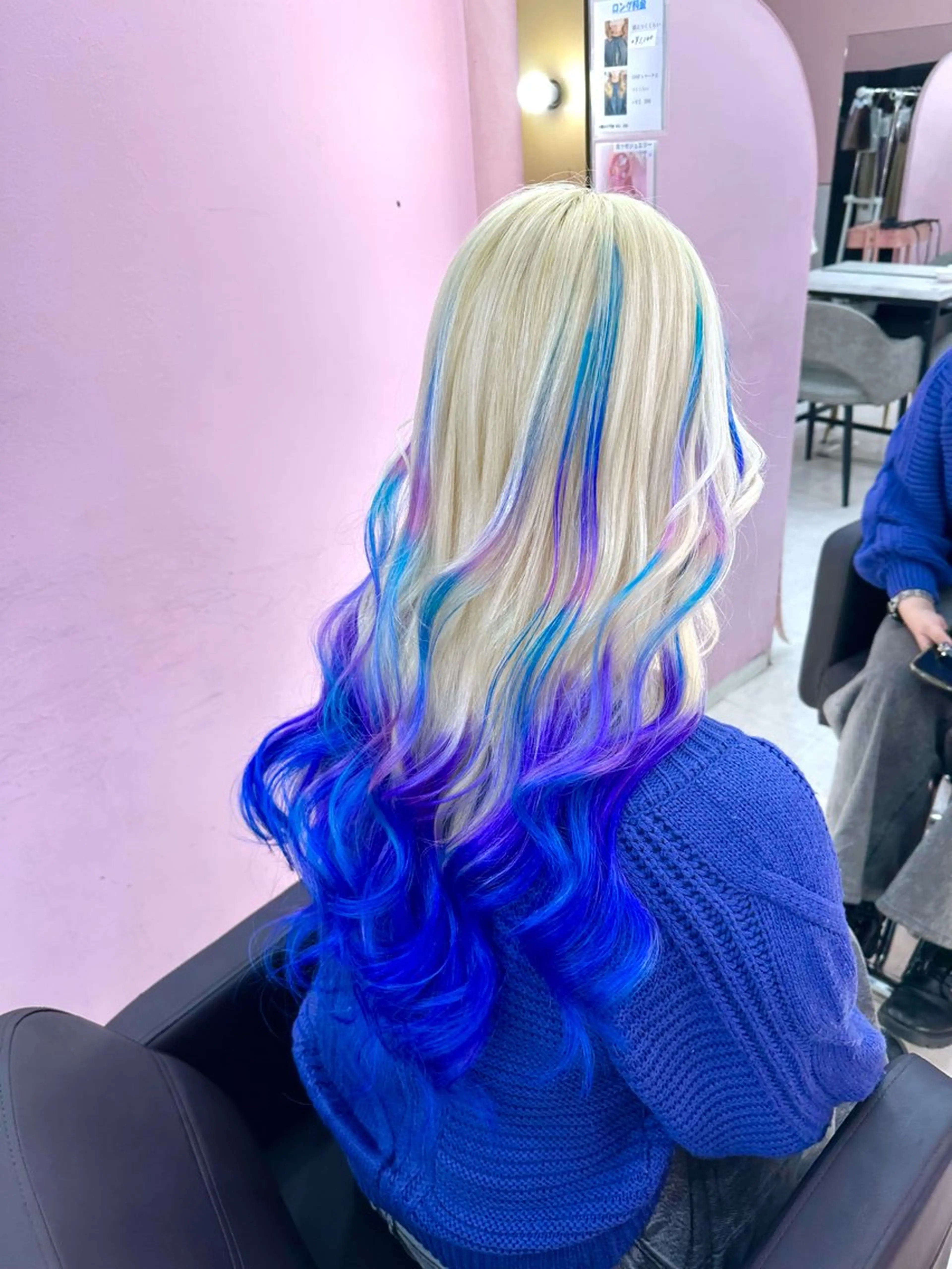 ロング ヘアカラー トリートメント エクステ ✨色落ちまで可愛い✨ MANATO🎨🌈のヘアスタイル