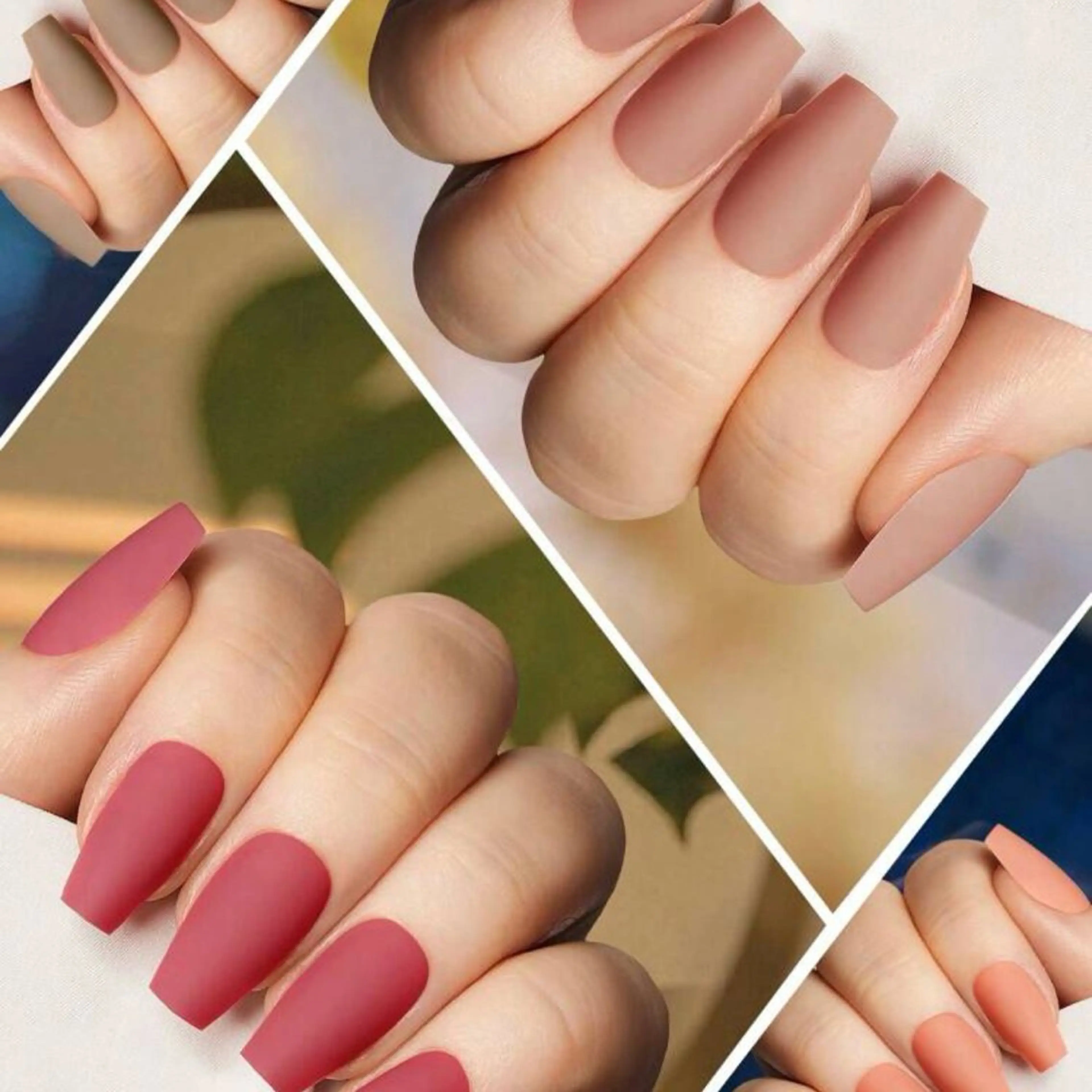 ❣️おしゃれ感アップ❣️マットコートワンカラー❣️の写真