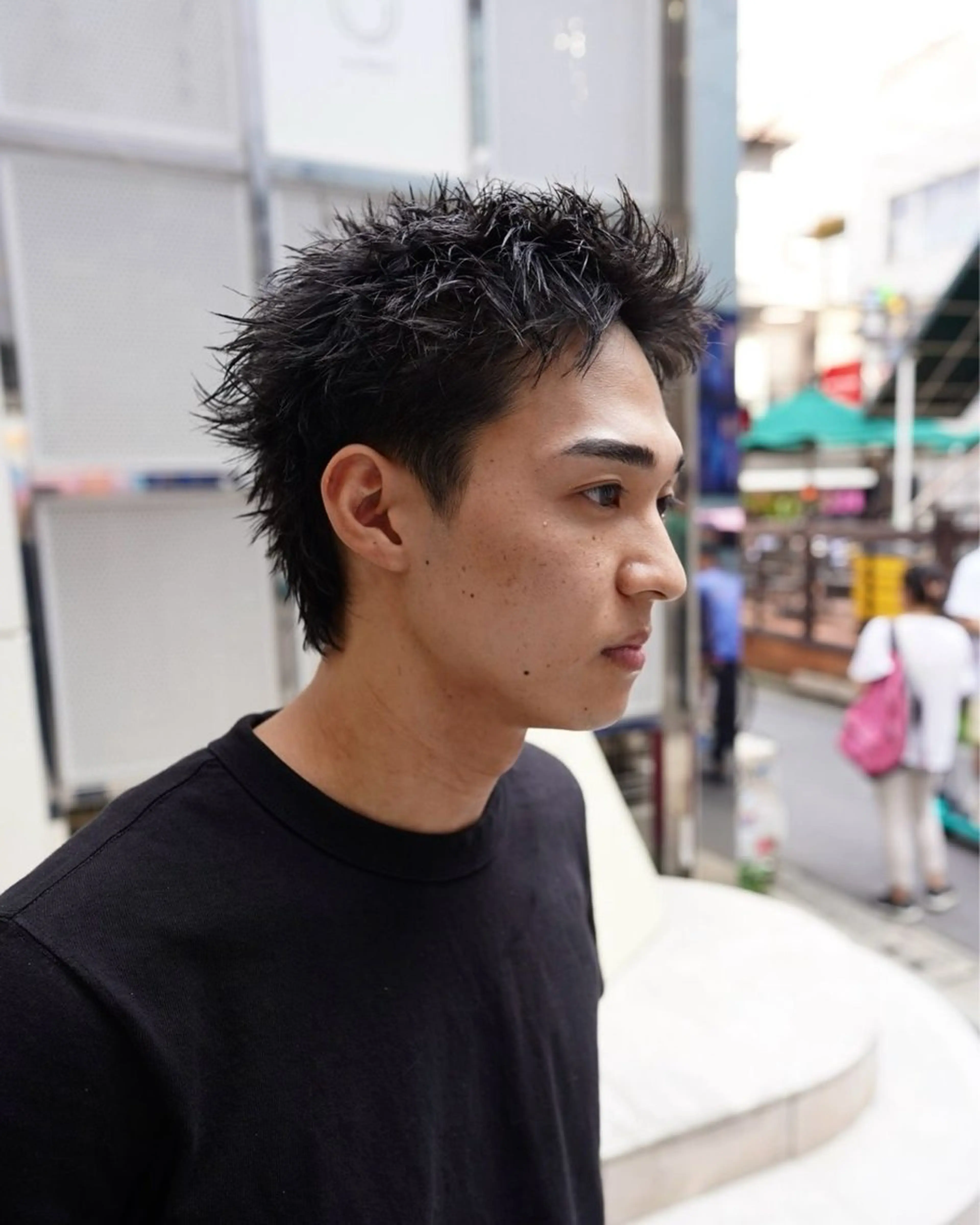 パーマ メンズ fifth 安次富　泰雅のヘアスタイル