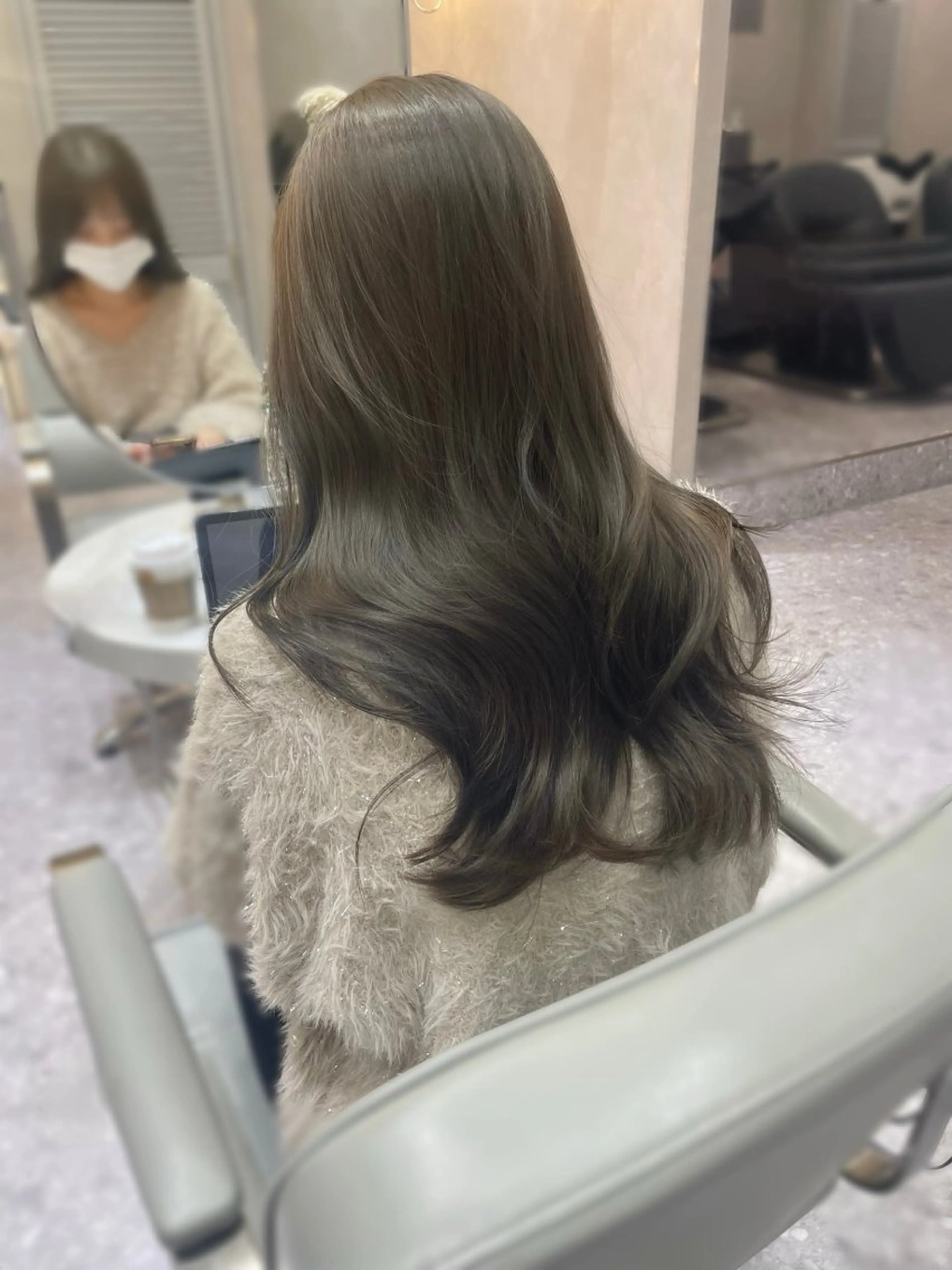 カラー ヘアカラー トリートメント ボブ/透明感カラー/ 赤み消し/miyaのヘアスタイル