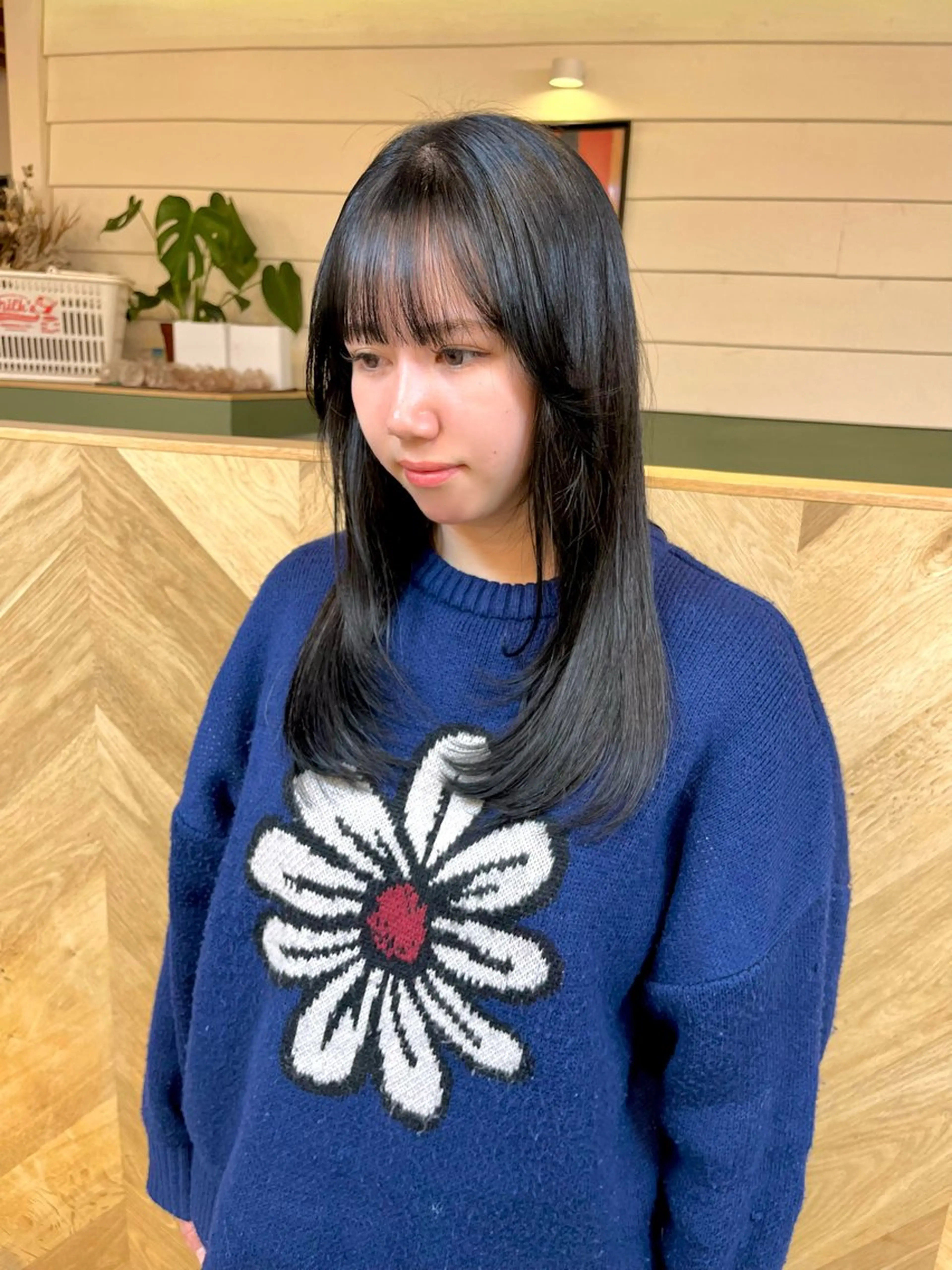 ロング 【ボブ】縮毛矯正/ 船橋駅5分/鈴木杏美のヘアスタイル