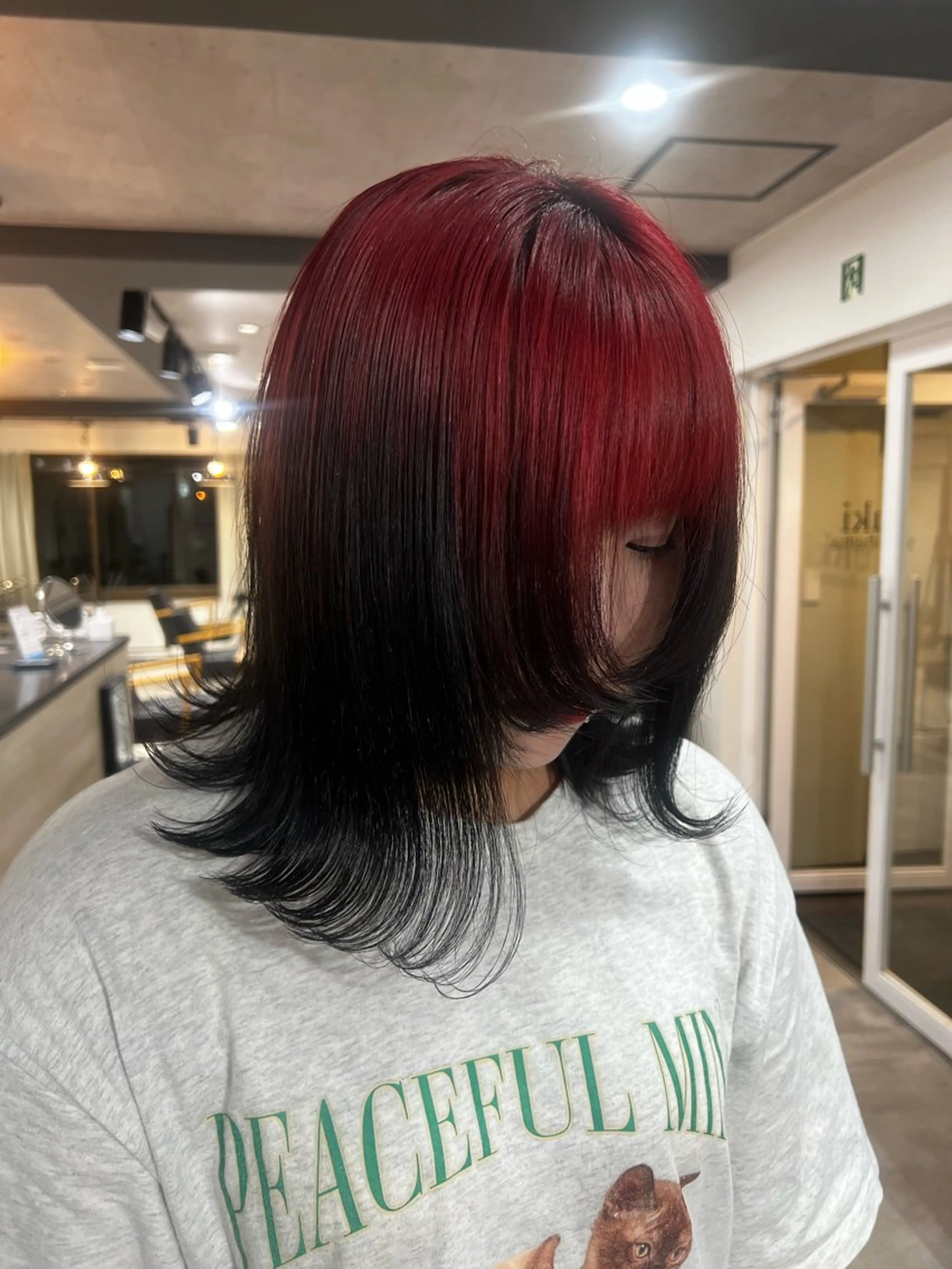 ミディアム 透明感カラー/ ゆずほのヘアスタイル