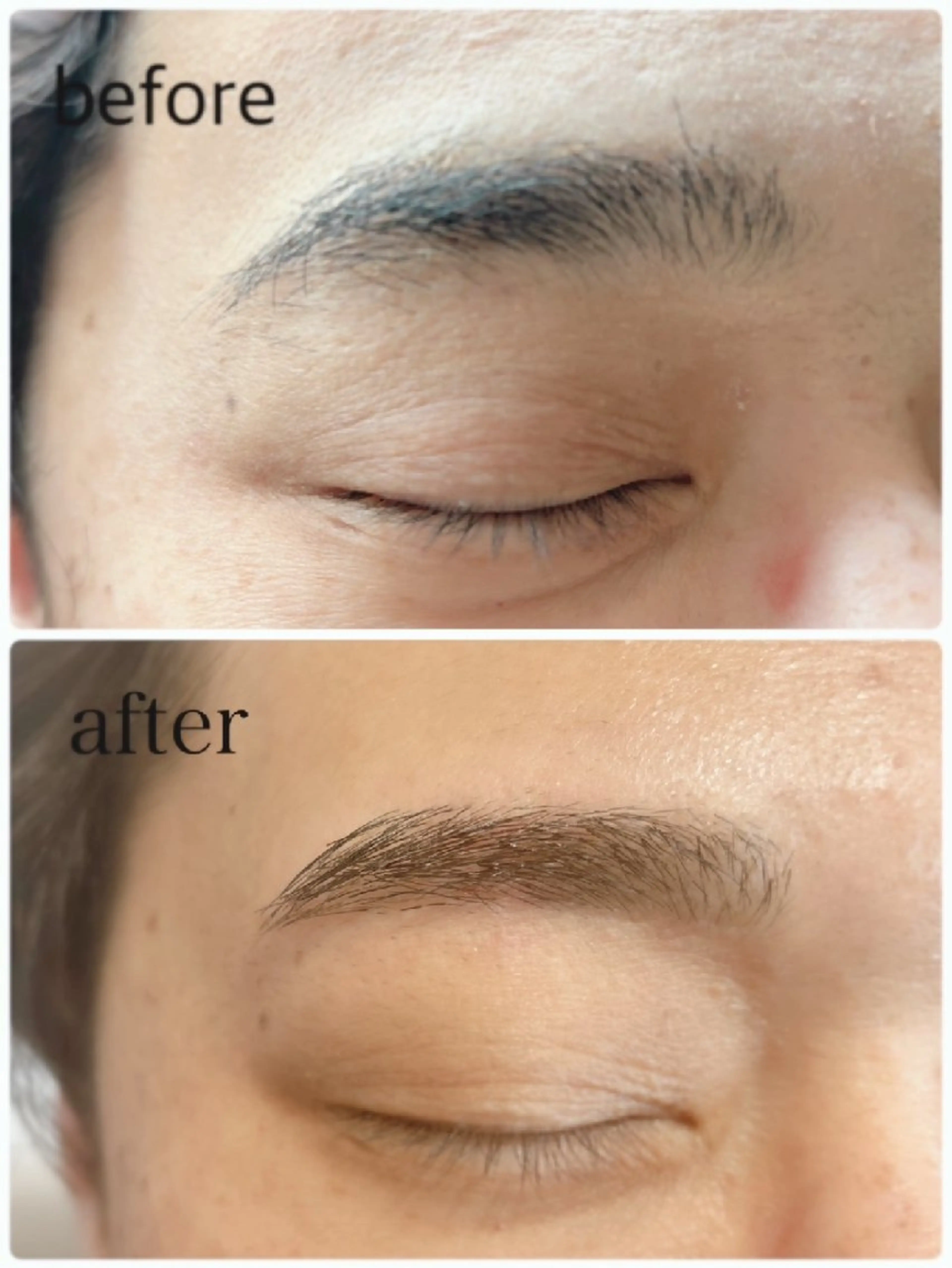 アイブロウ メンズアイブロウ アシスタント スタイリストのマツエク・マツパデザイン