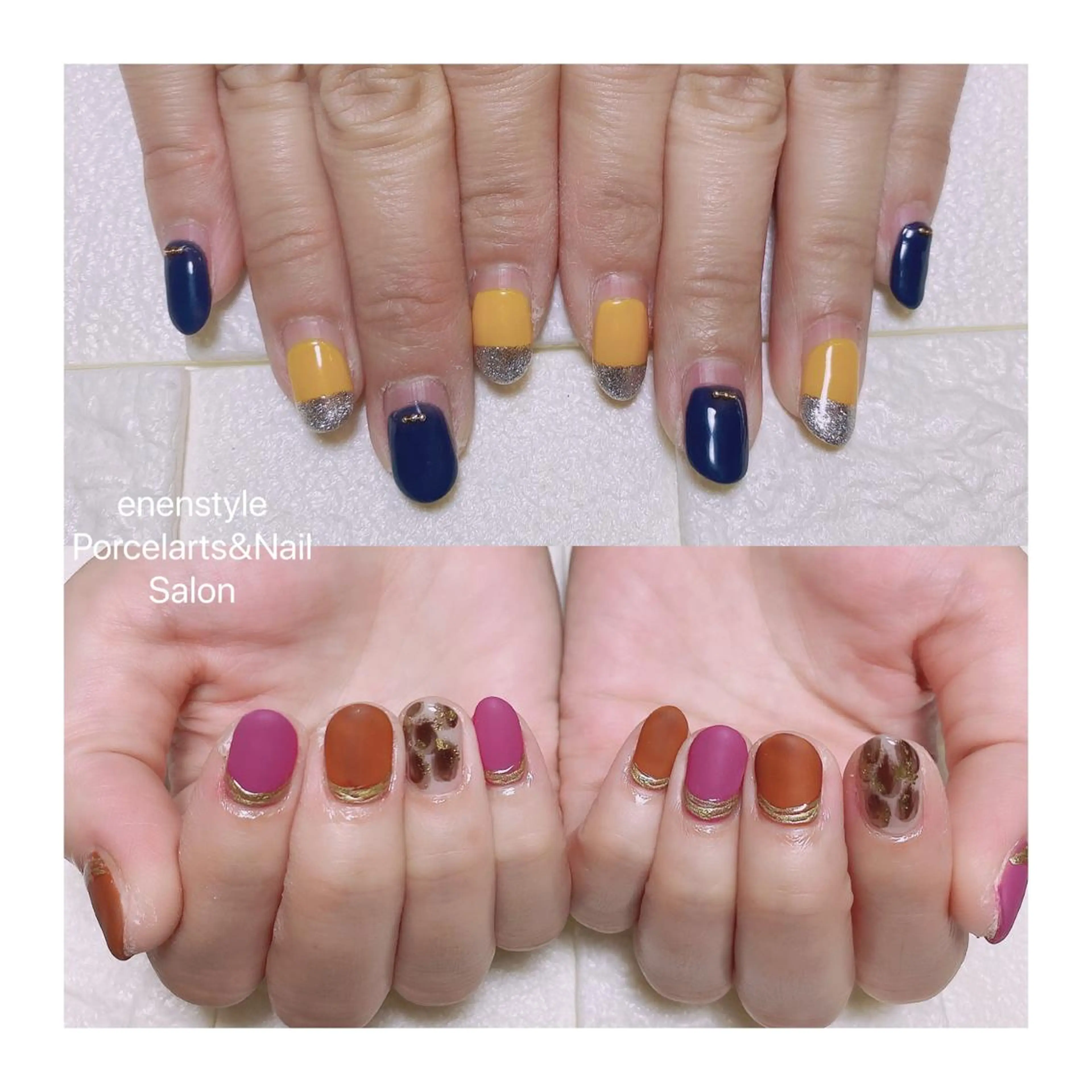 ショート ネイル 👑enen style👑のネイルデザイン