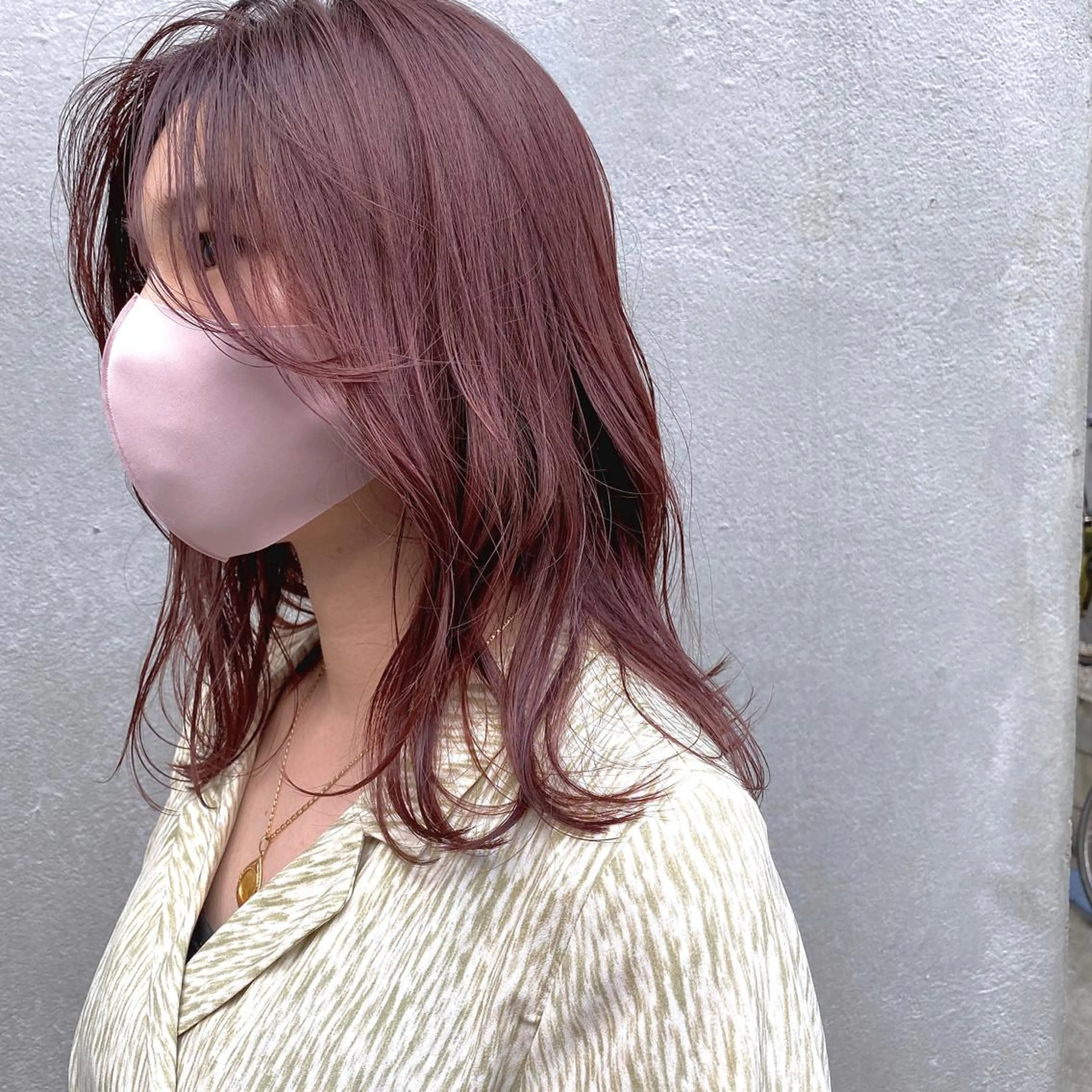 ミディアム カラー パーマ ヘアアレンジ 【ダメージレス施術】 【透明感】北村 拓也のヘアスタイル
