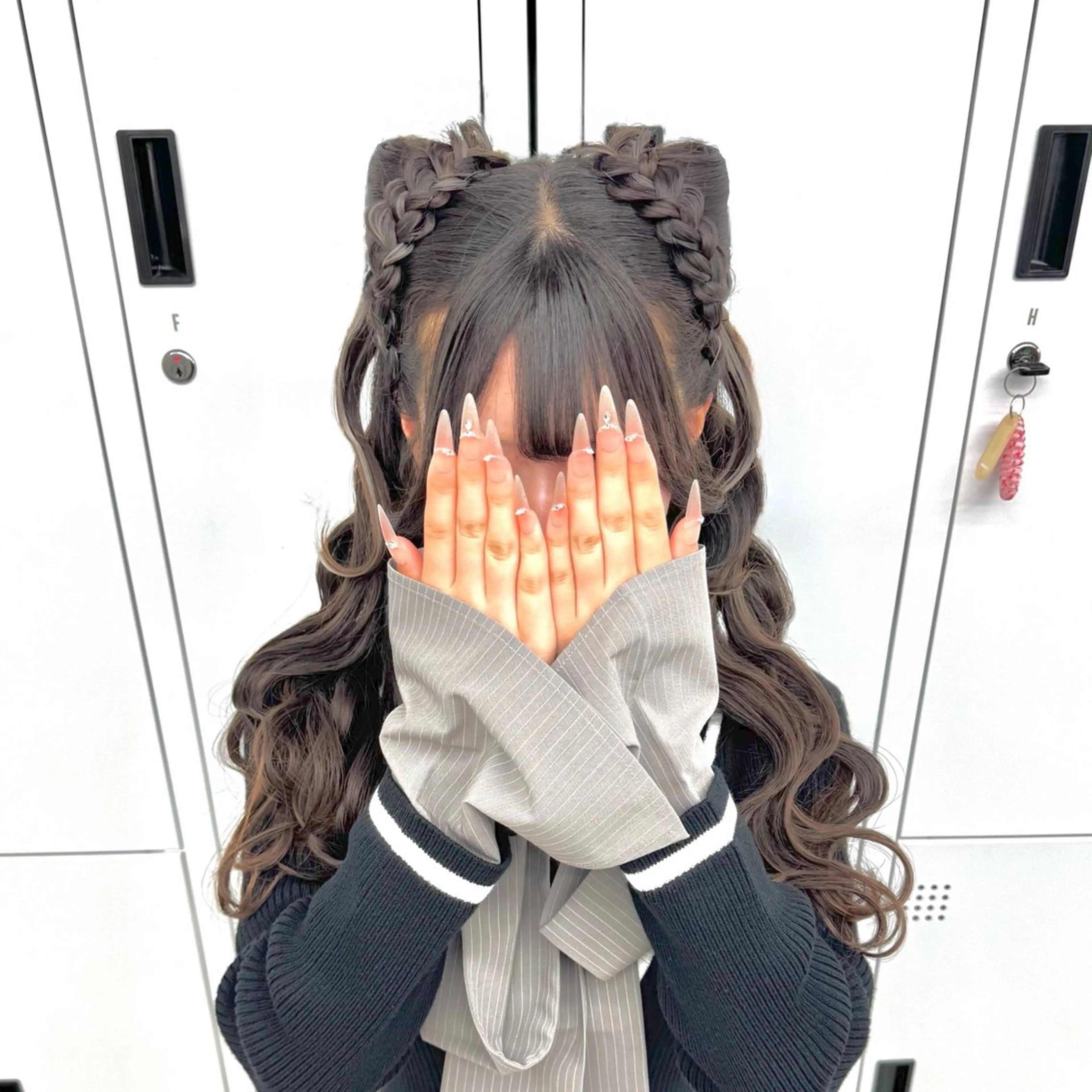 ロング ヘアアレンジ ヘアセット ヘアメ🎀推しカラー 🥣横浜/しほ🧸のヘアスタイル