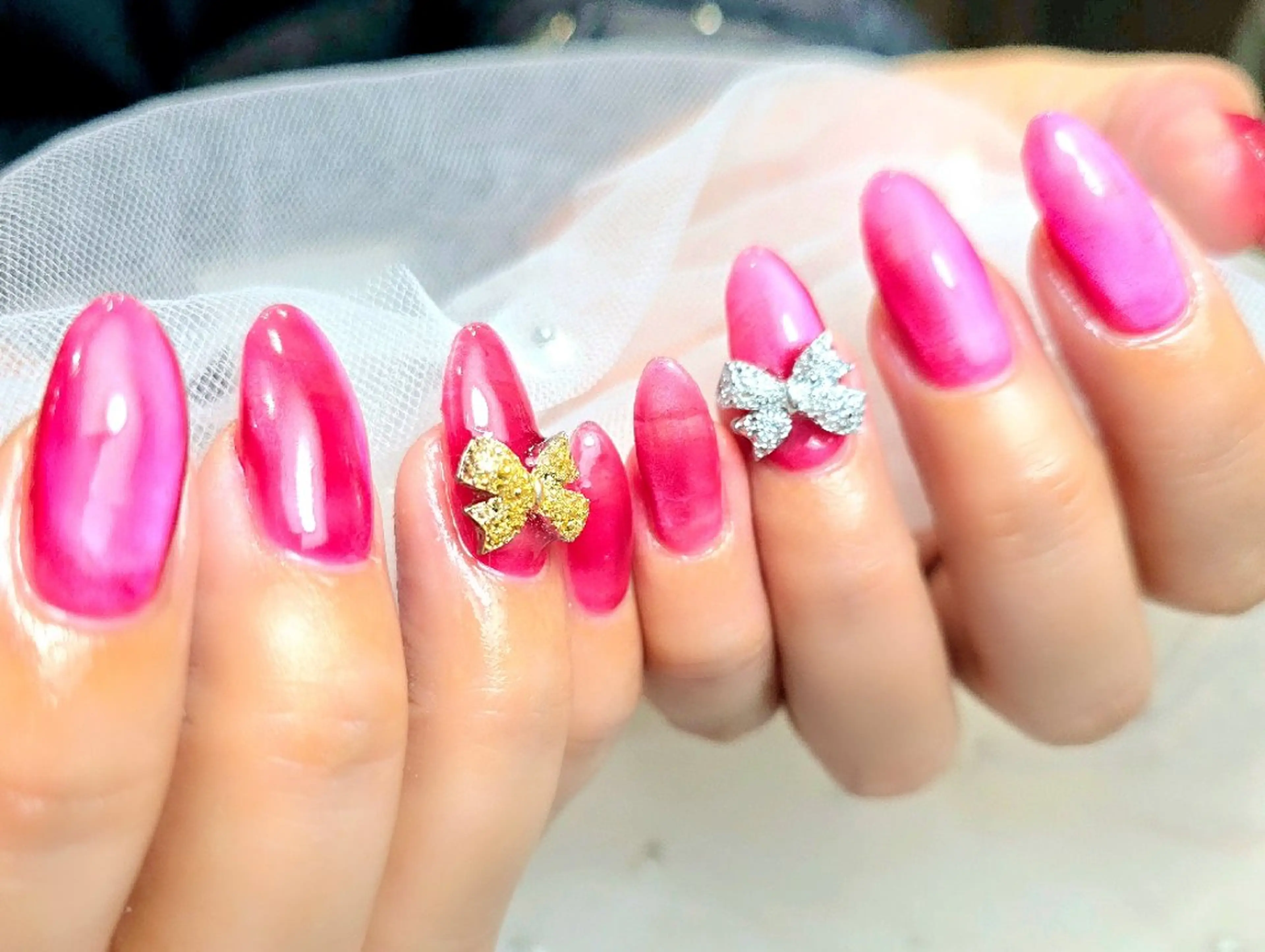 ネイル リボン Nail salon LABONのネイルデザイン