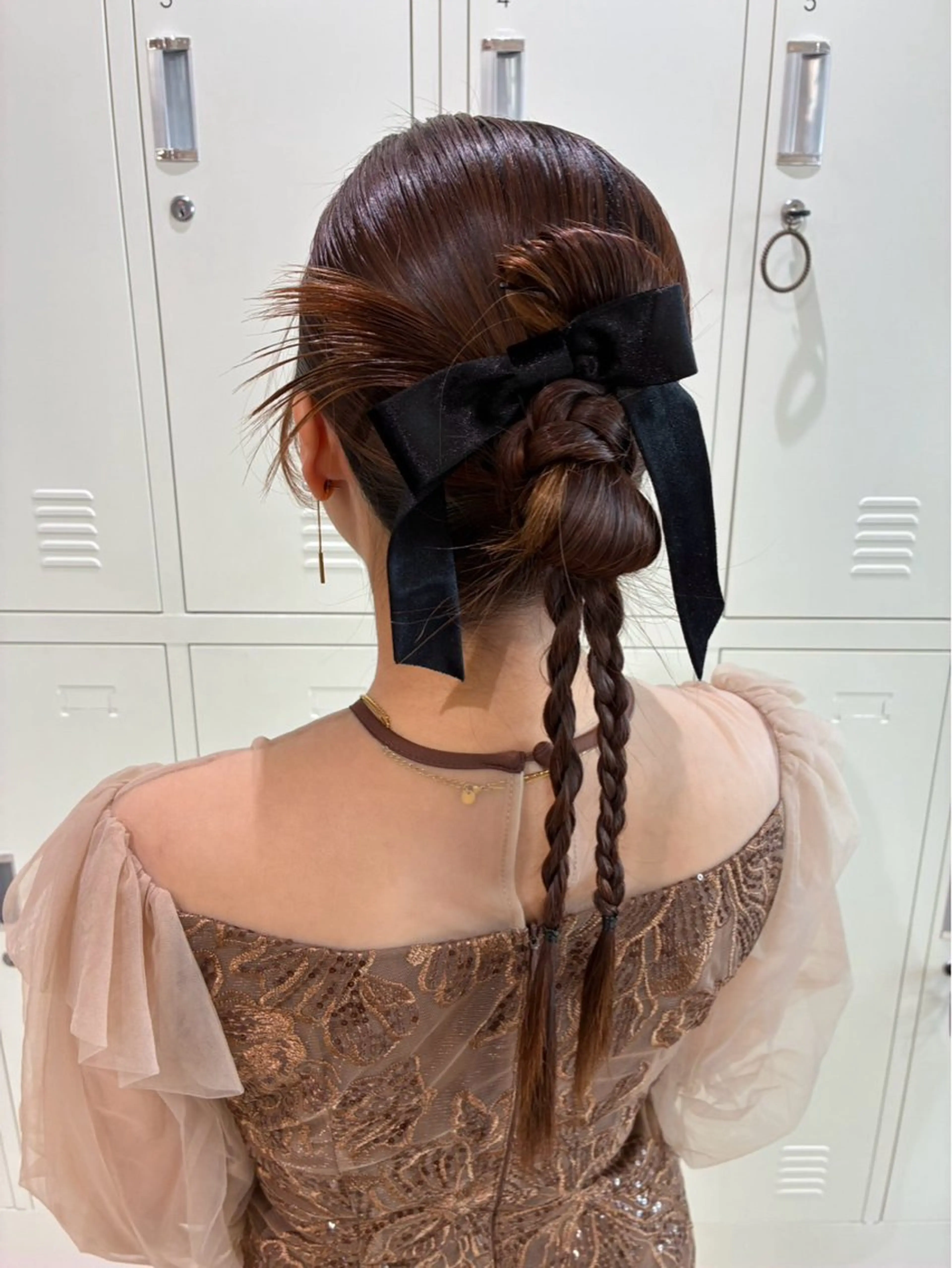 ロング ヘアアレンジ いなだ さくらのヘアスタイル
