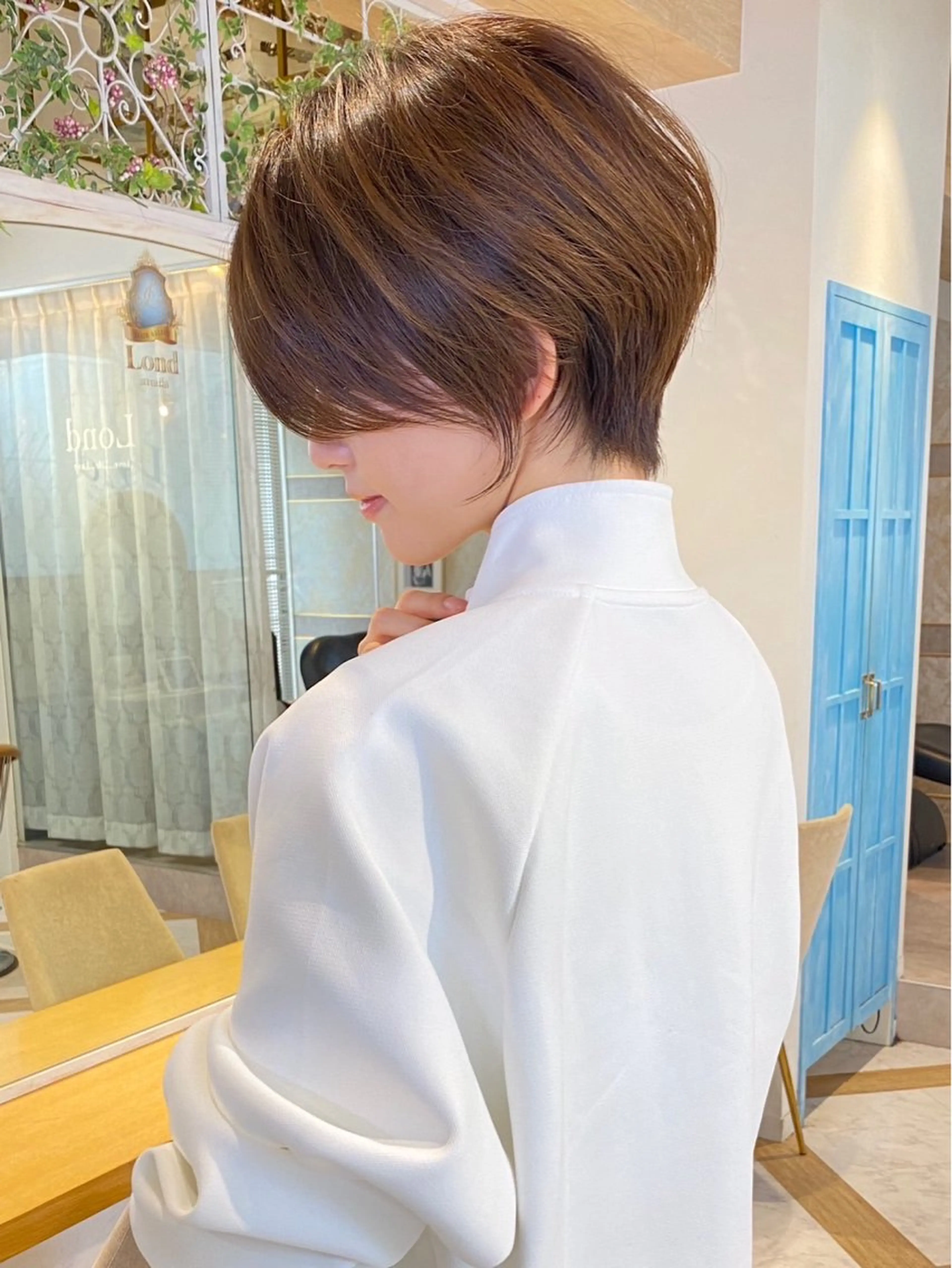 ショート 郁弥モテショート💕 髪質改善ストレートのヘアスタイル