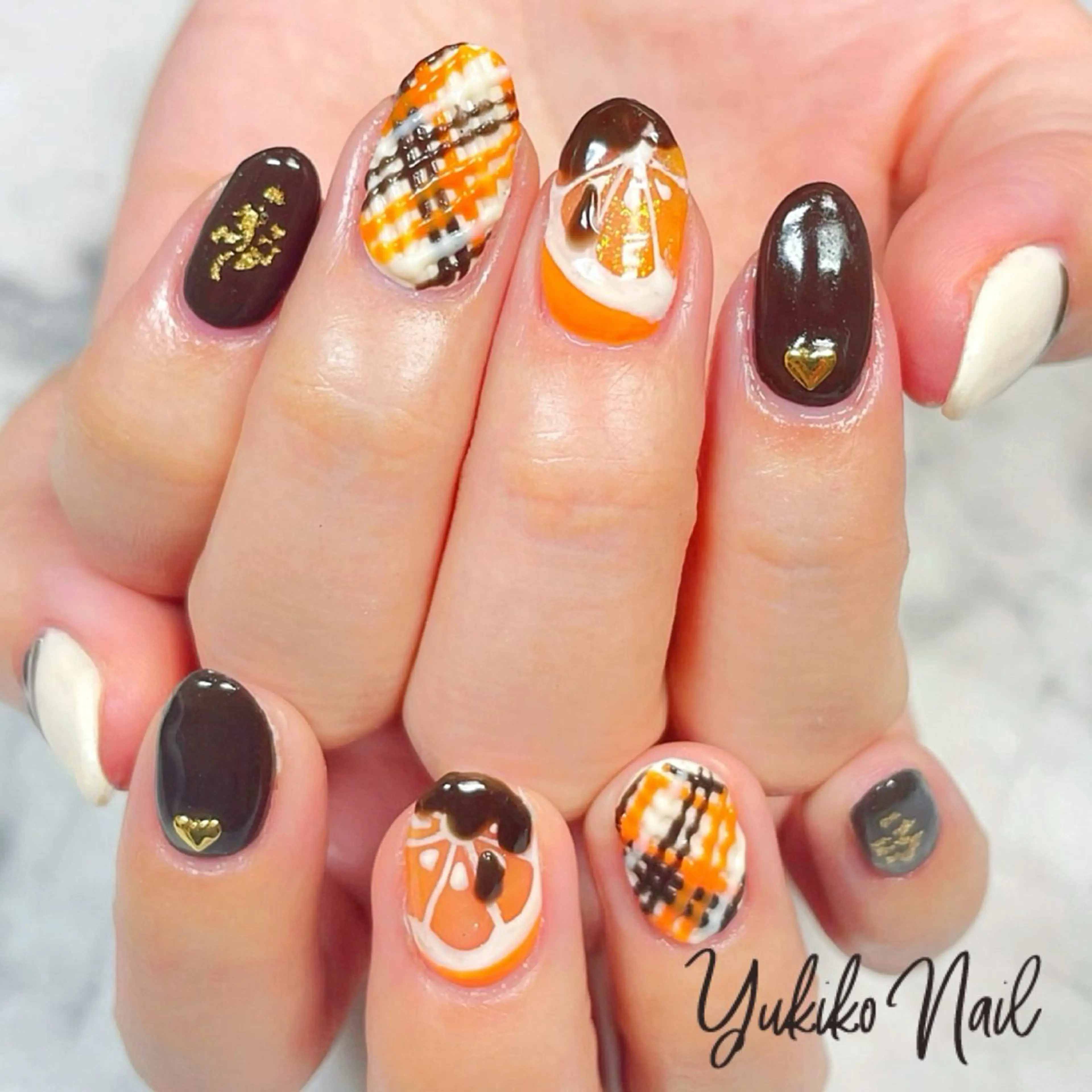 ネイル バレンタイン 冬ネイル ユキコ ネイルのネイルデザイン