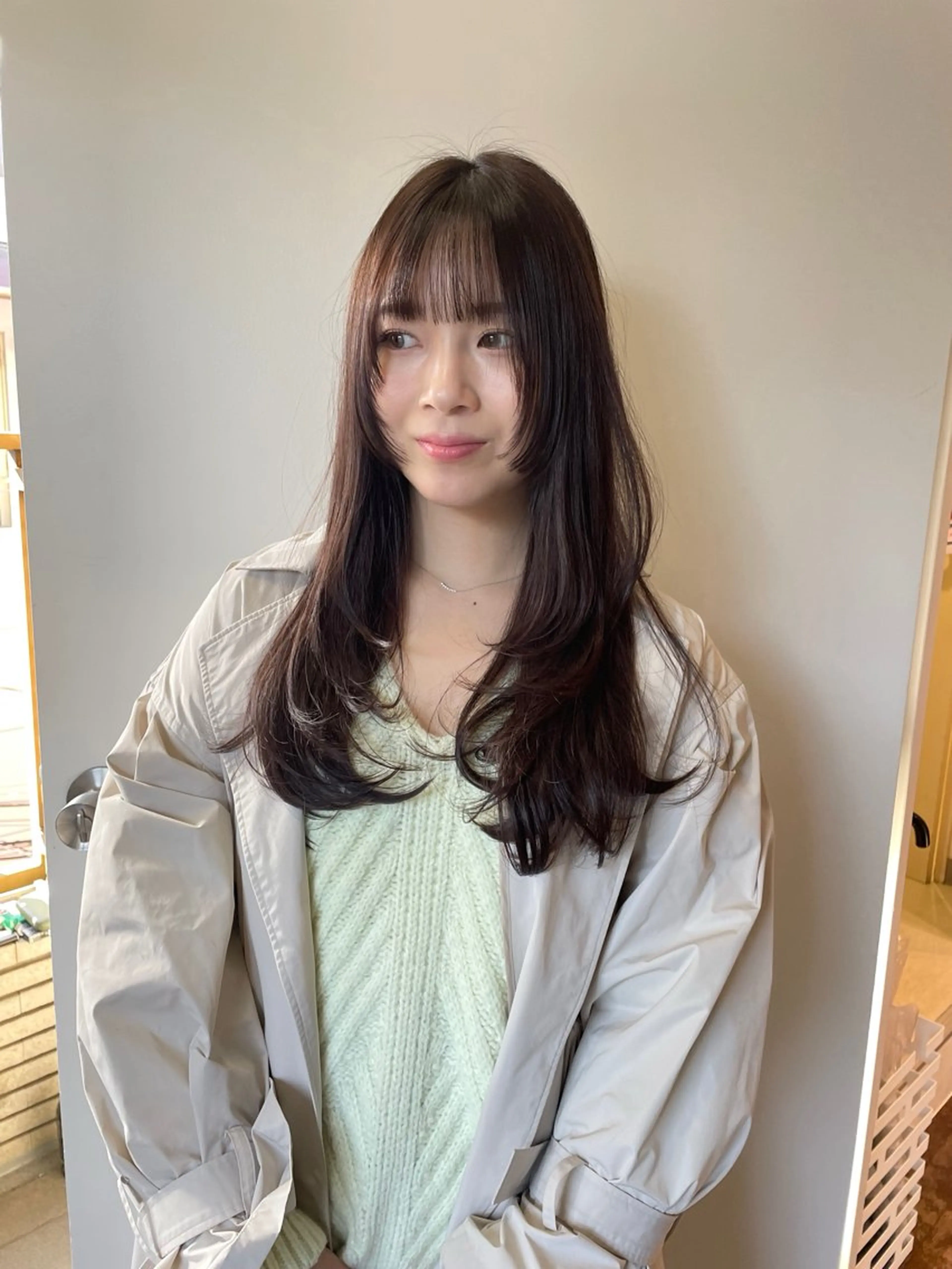 ロング カラー カット ヘアカラー トリートメント レイヤーカット🎀 kanaのヘアスタイル