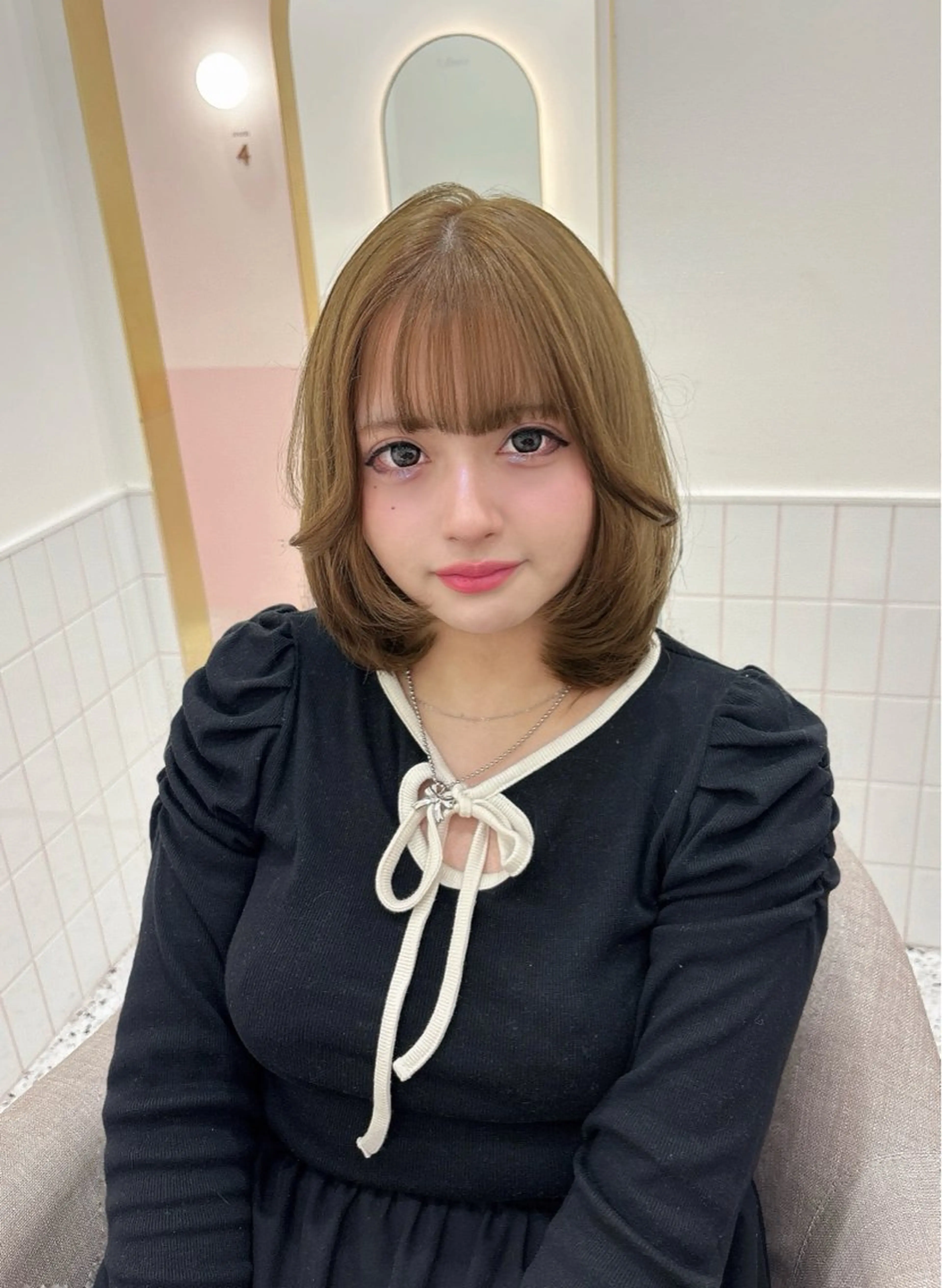 myuena似合せ小顔カット+3STEPトリートメント🍩の写真