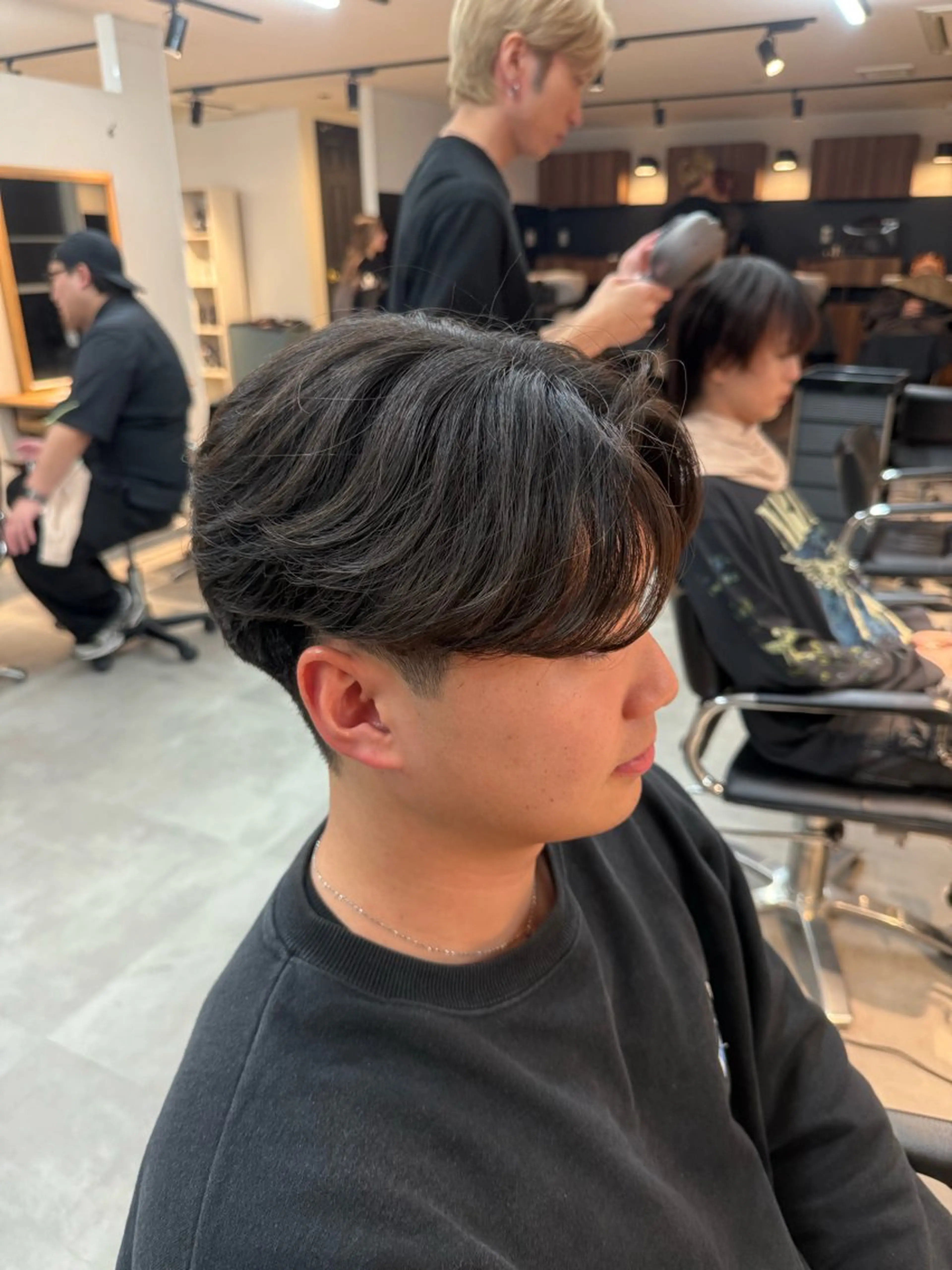 メンズ メンズ韓国風 メンズパーマ カット 縮毛矯正 垢抜けへの近道✂️ メンズ縮毛矯正/齊藤のヘアスタイル