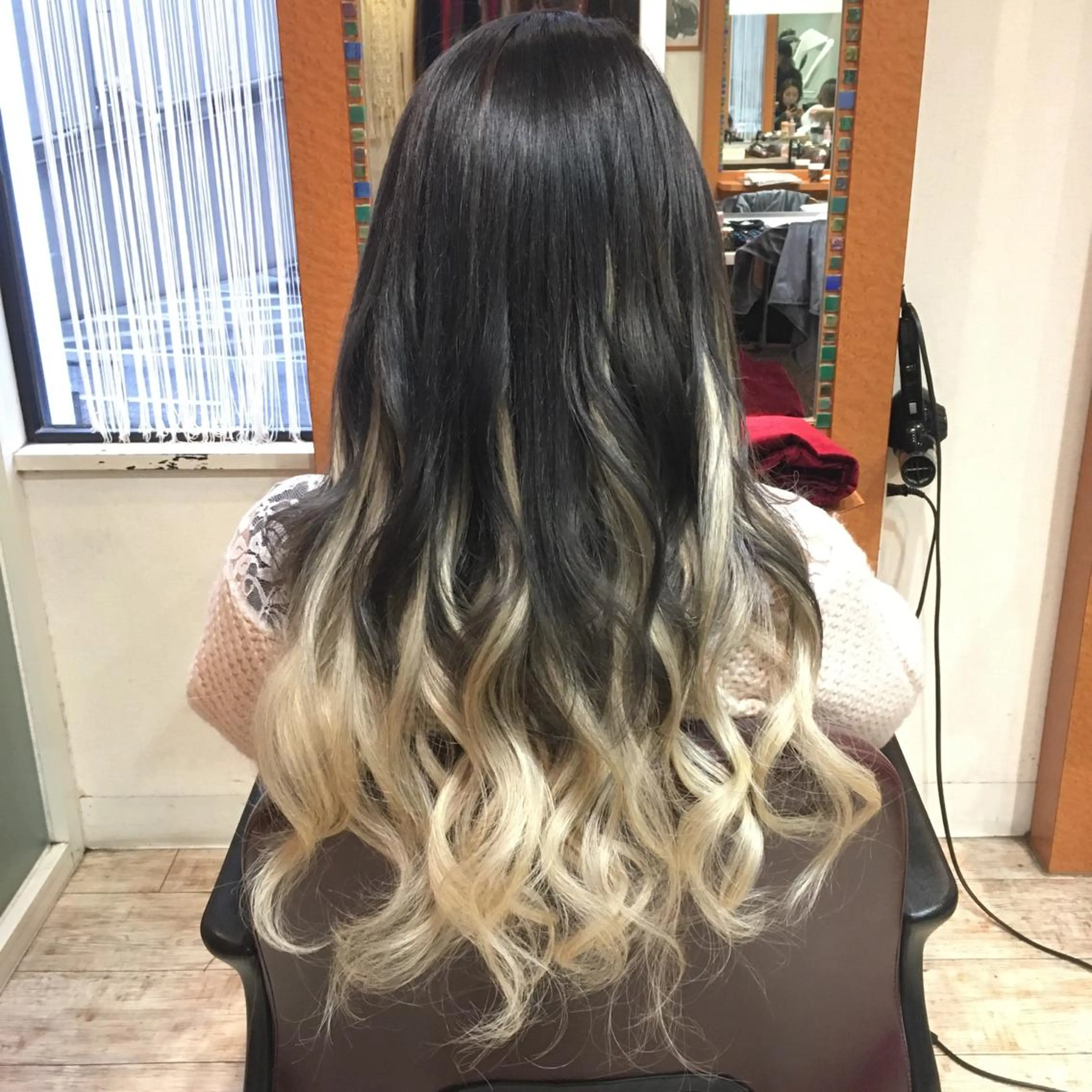 ロング カラー 編み込みエクステ エクステ リピート指名no.1 /ruiのヘアスタイル