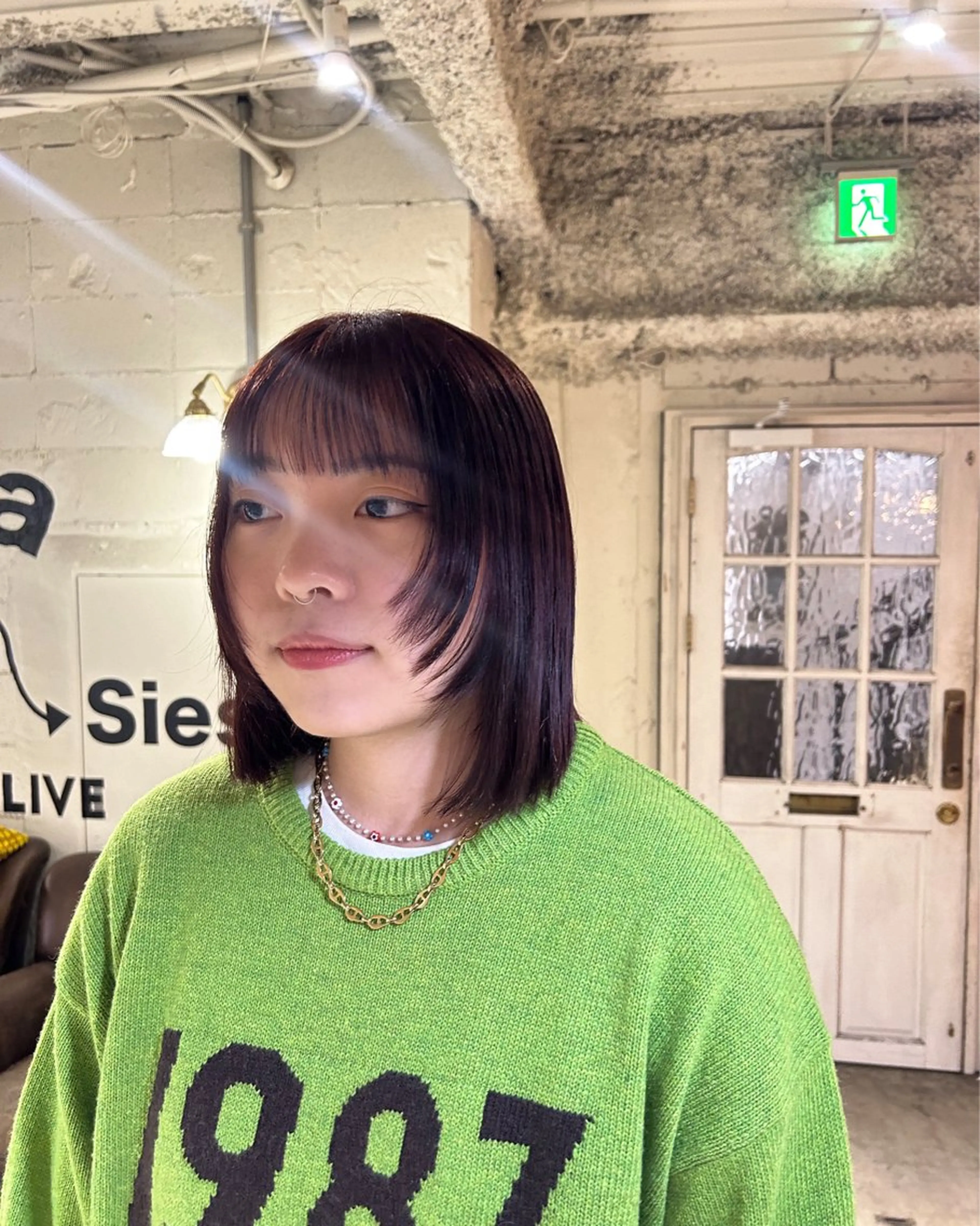 ミディアム カラー カット ヘアカラー トリートメント 透明感カラー/ Reika☁️ིྀのヘアスタイル