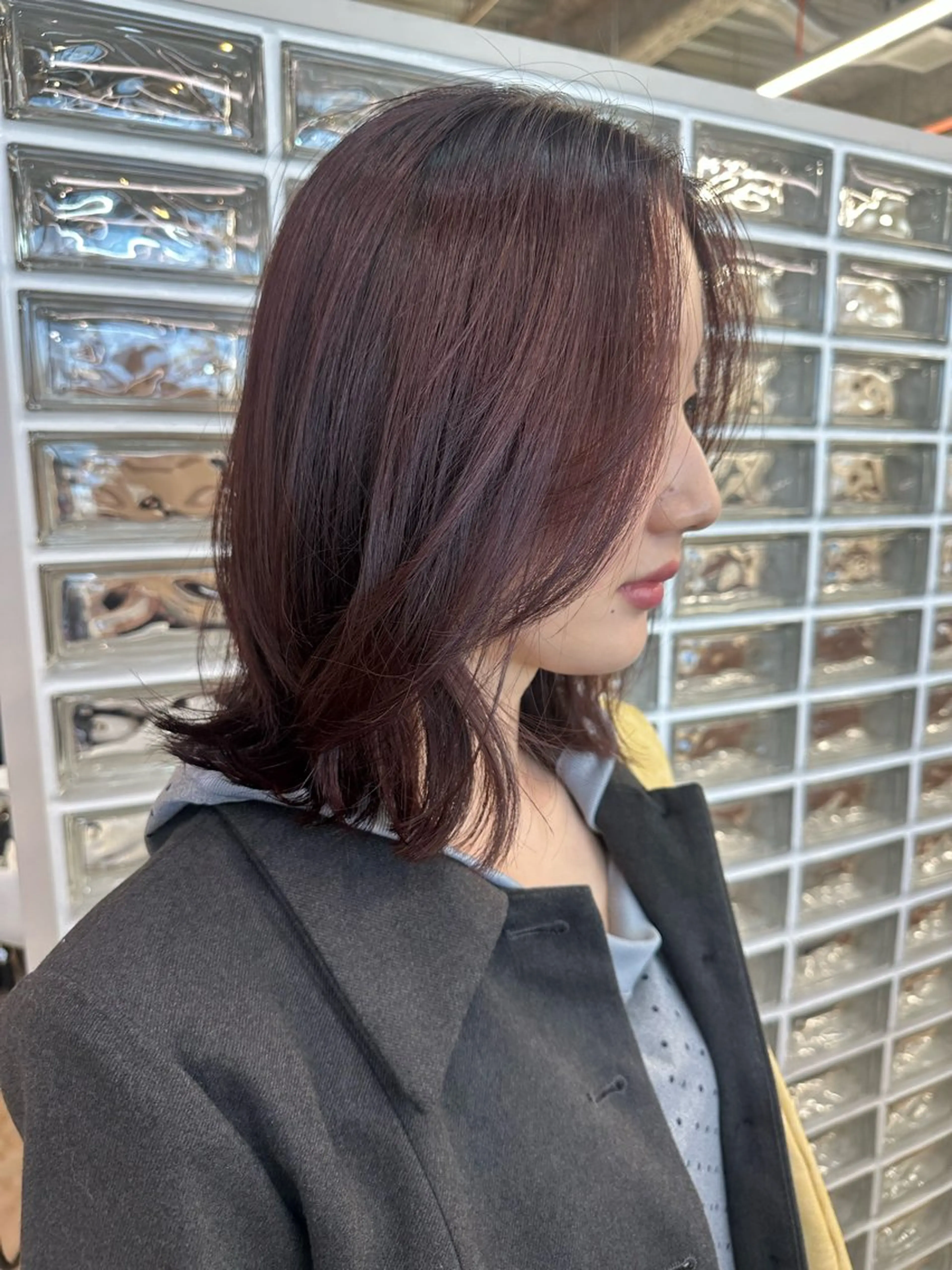 ミディアム 大山 みしろのヘアスタイル