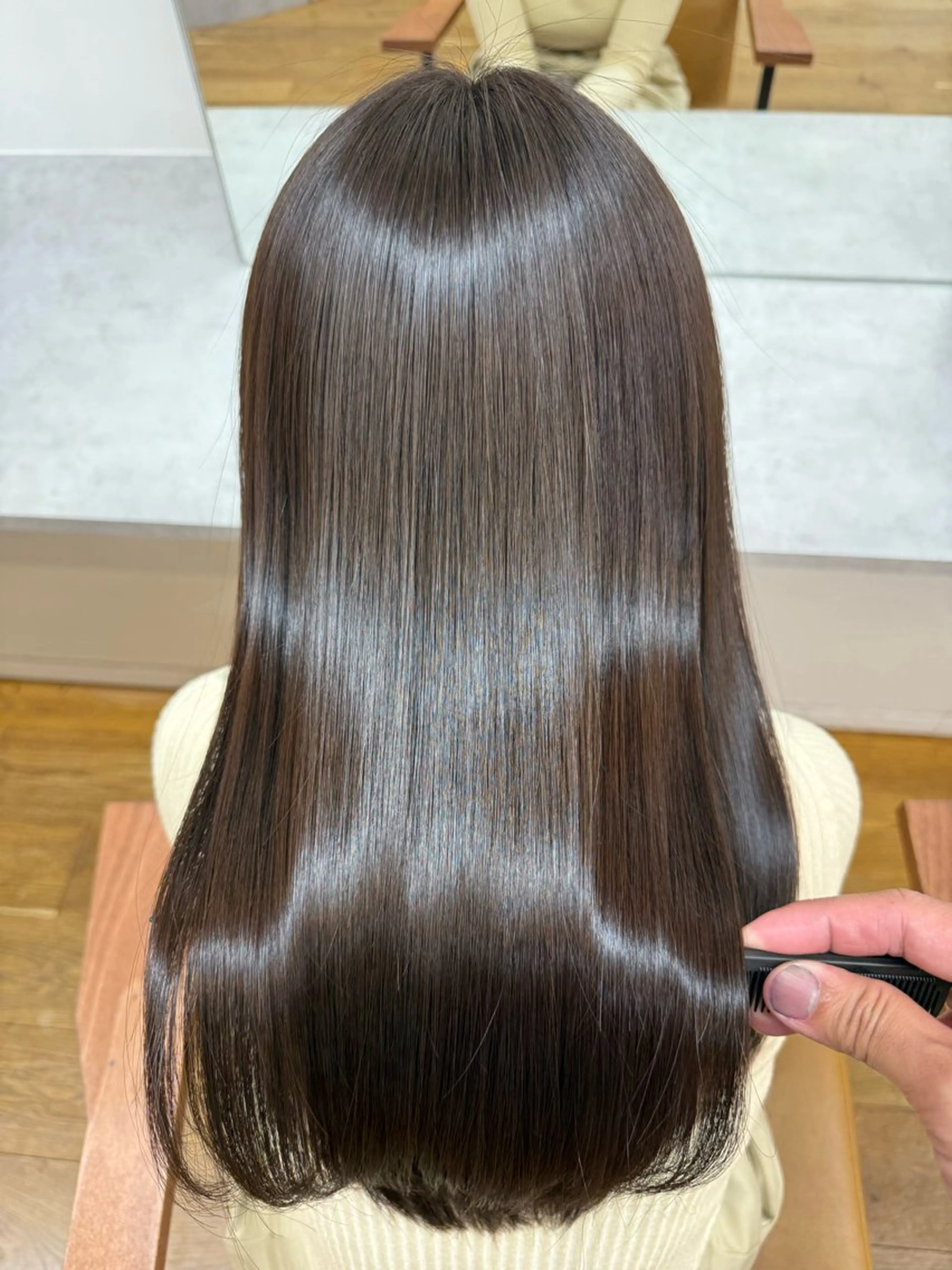 ロング カラー 吉田 裕太朗のヘアスタイル