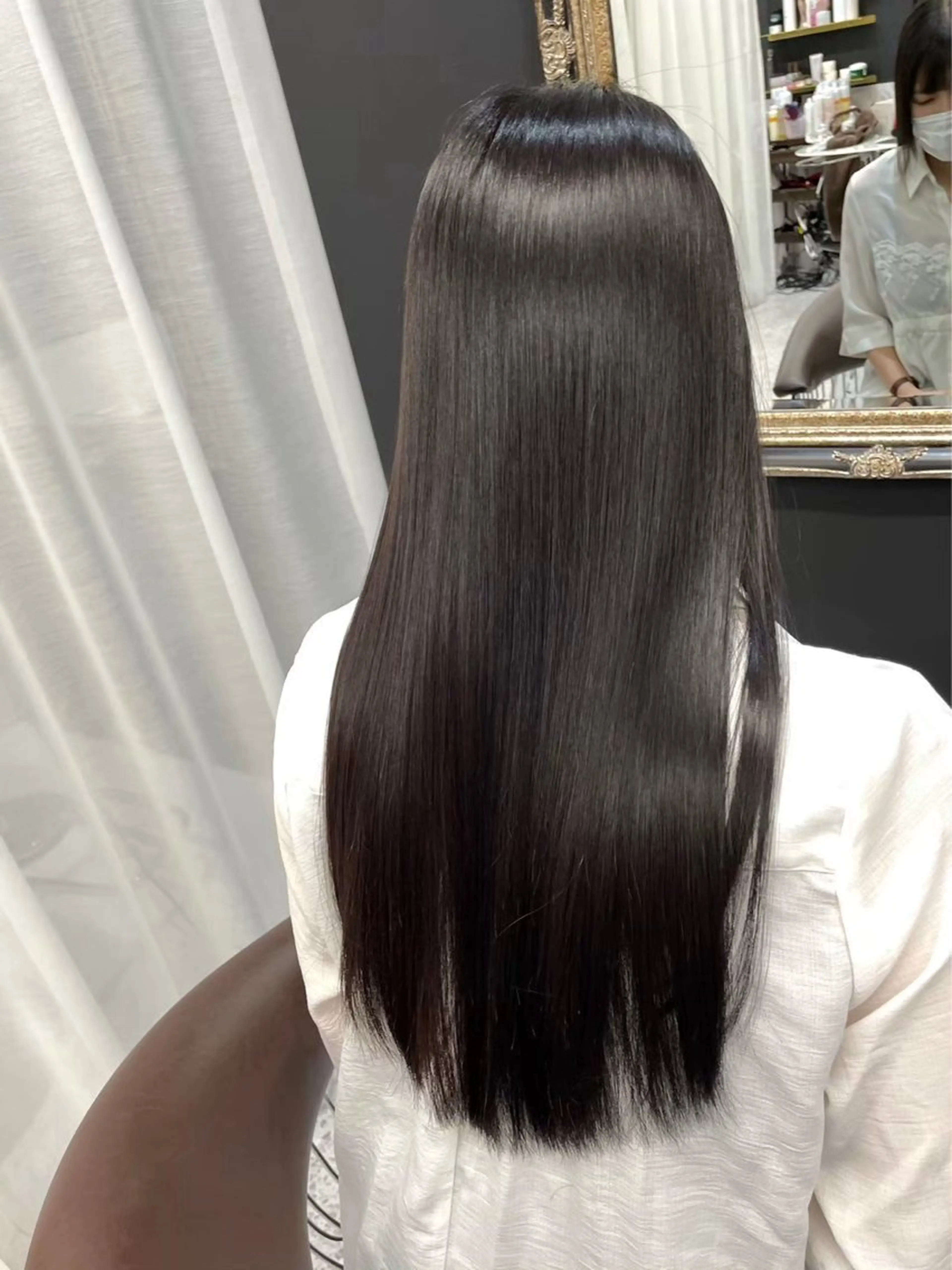 ロング 縮毛矯正 タカダ ケンタのヘアスタイル
