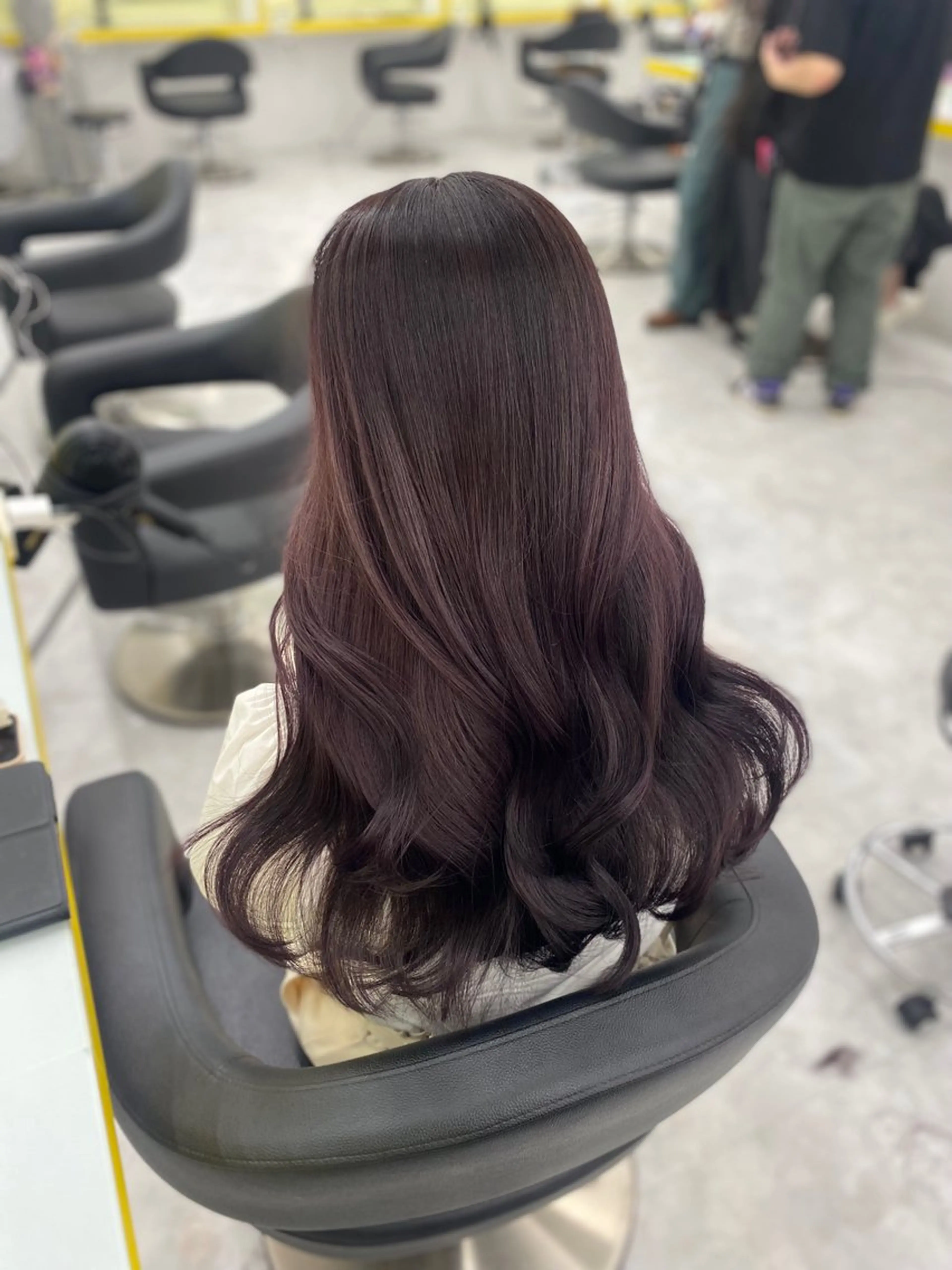 ロング カラー パーマ ヘアアレンジ メンズ キッズ メンズブリーチ ブリーチ 透明感カラー ラベンダーカラー ブリーチなしカラー ヘアカラー 💖横浜ブリーチなし 💖MIHOのヘアスタイル