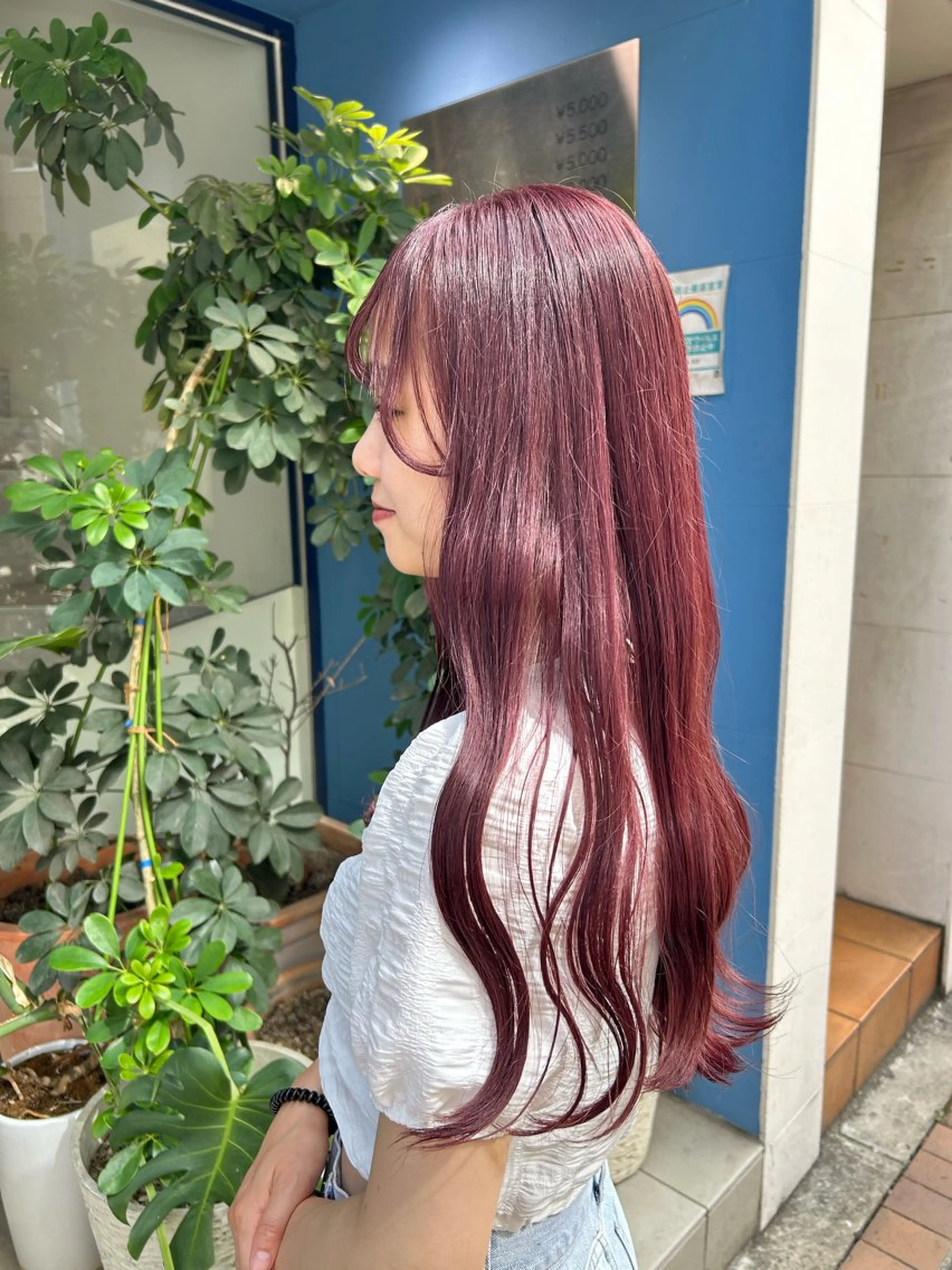 ロング 福島 ひかりのヘアスタイル