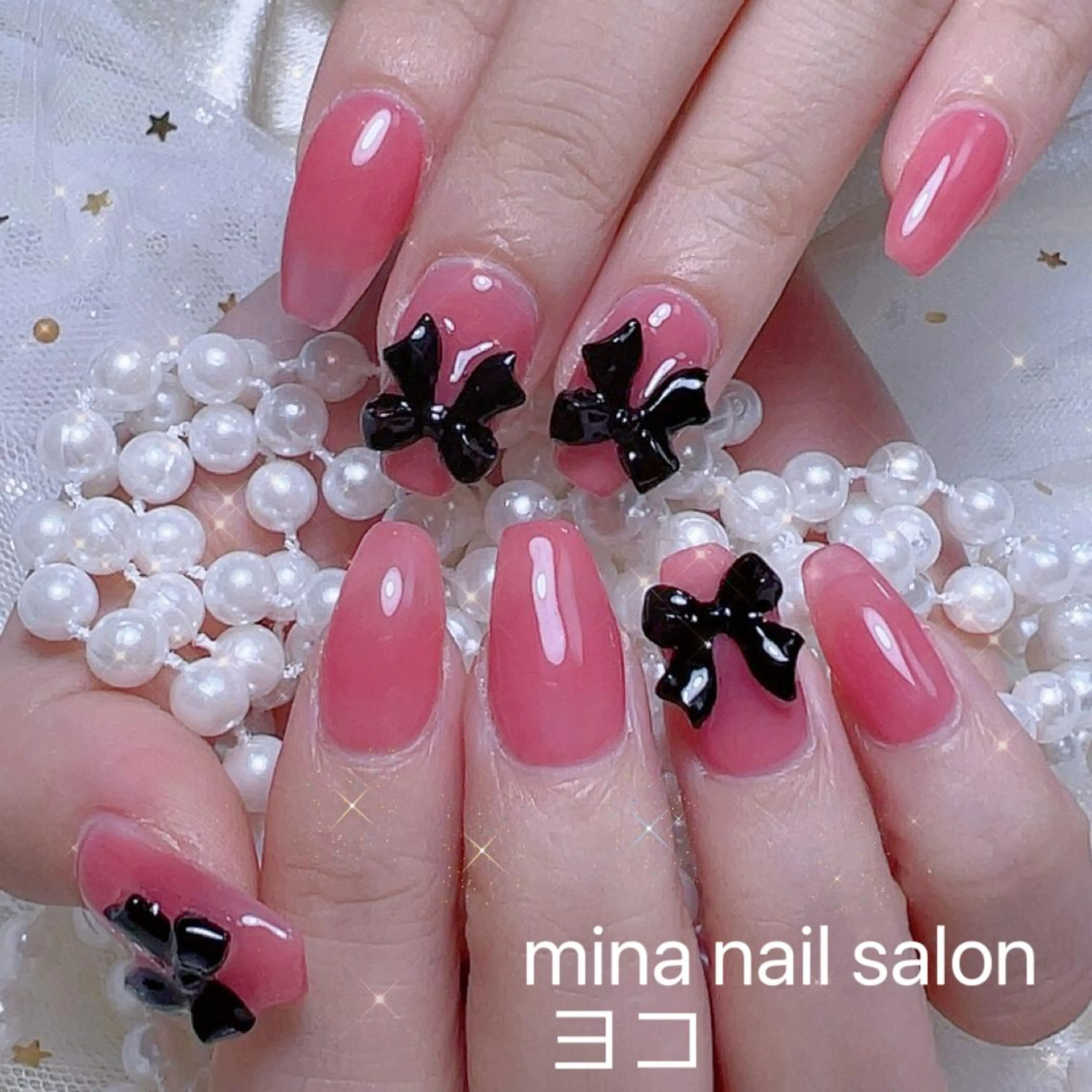 ネイル ハンドネイル 🎀まゆ 🪽🐾のネイルデザイン