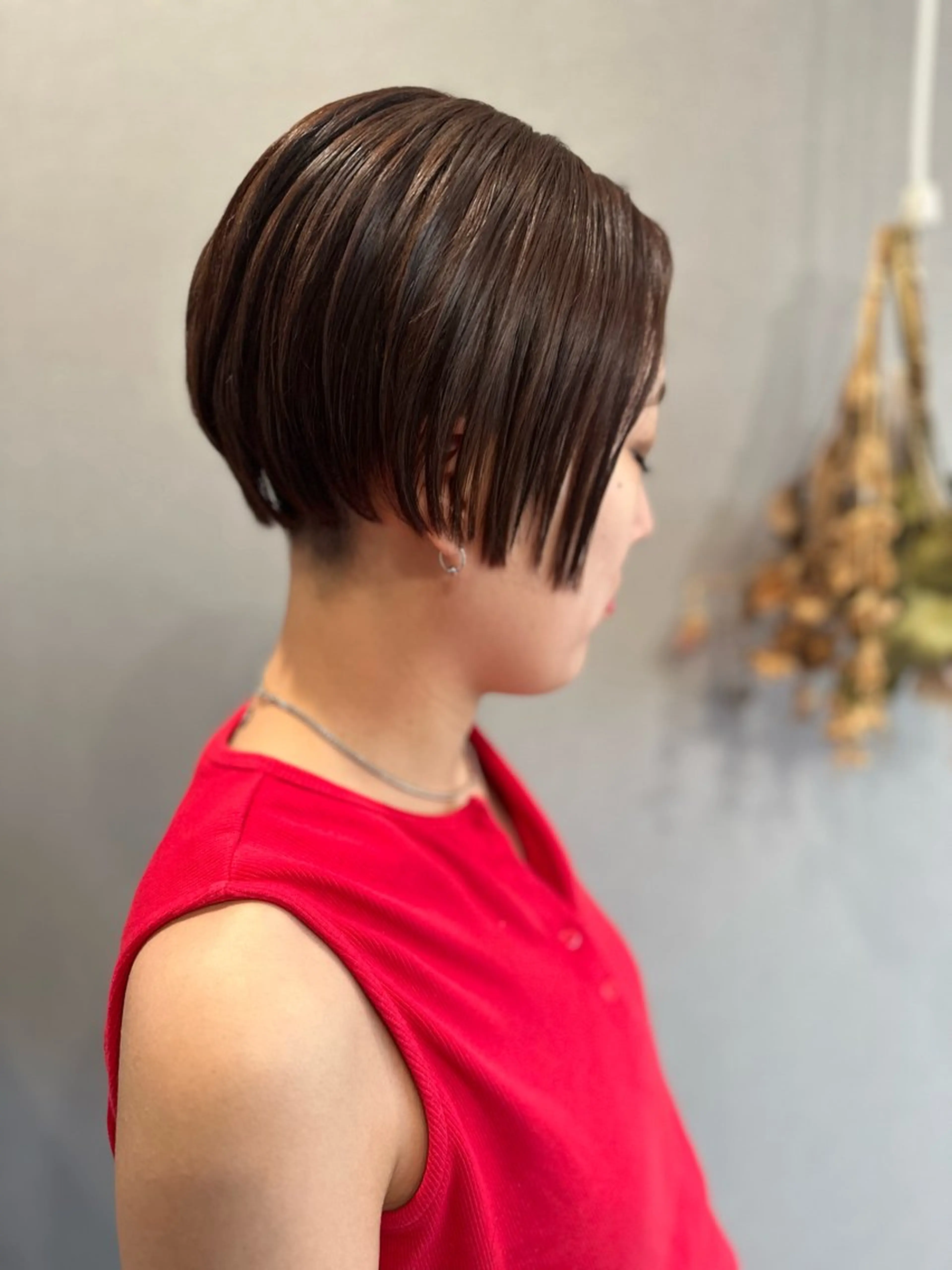 ショート カラー カット ヘアカラー トリートメント K Harukaのヘアスタイル