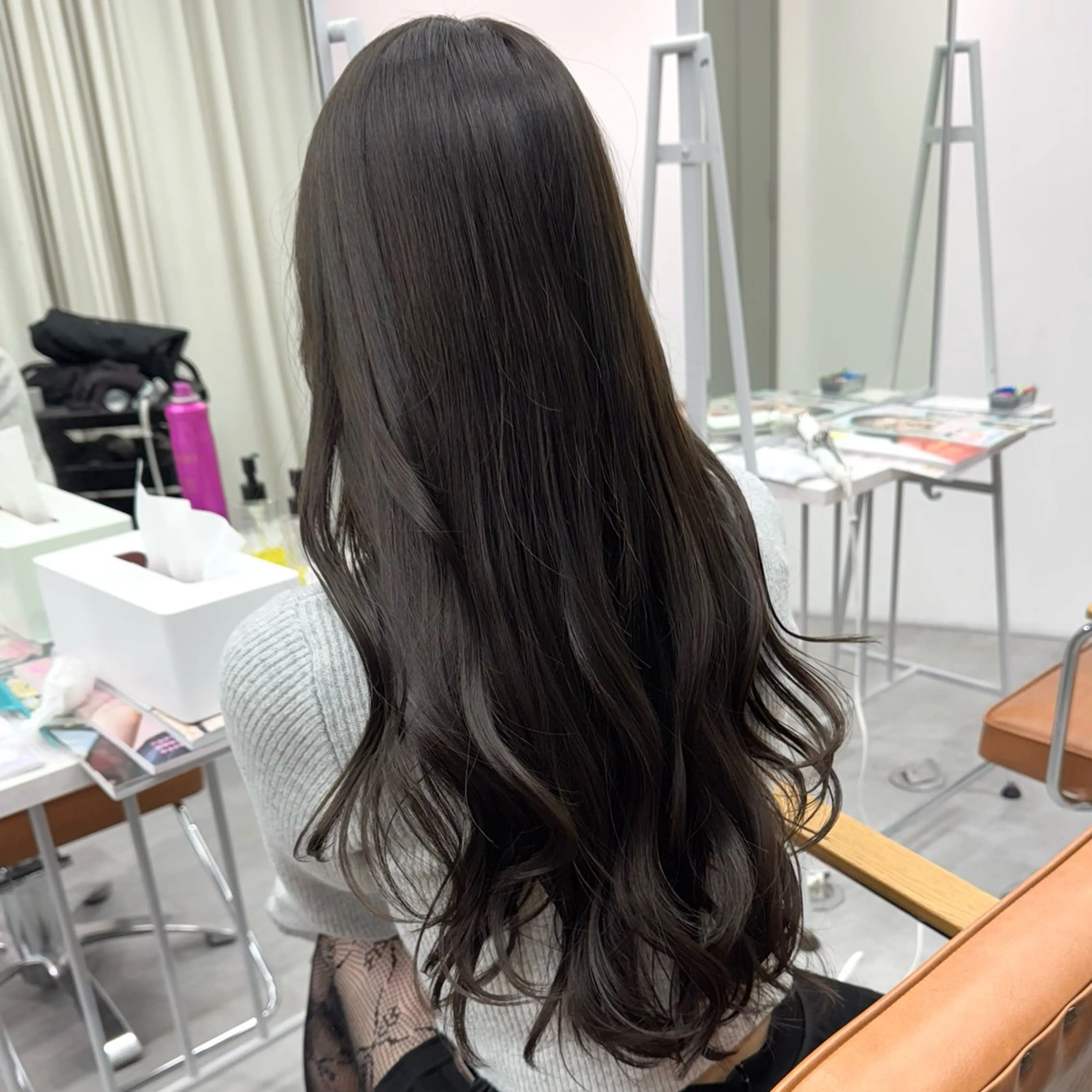 ロング カラー ヘアアレンジ ヘアカラー ブリーチなしカラー /新百合ヶ丘/安形翔のヘアスタイル