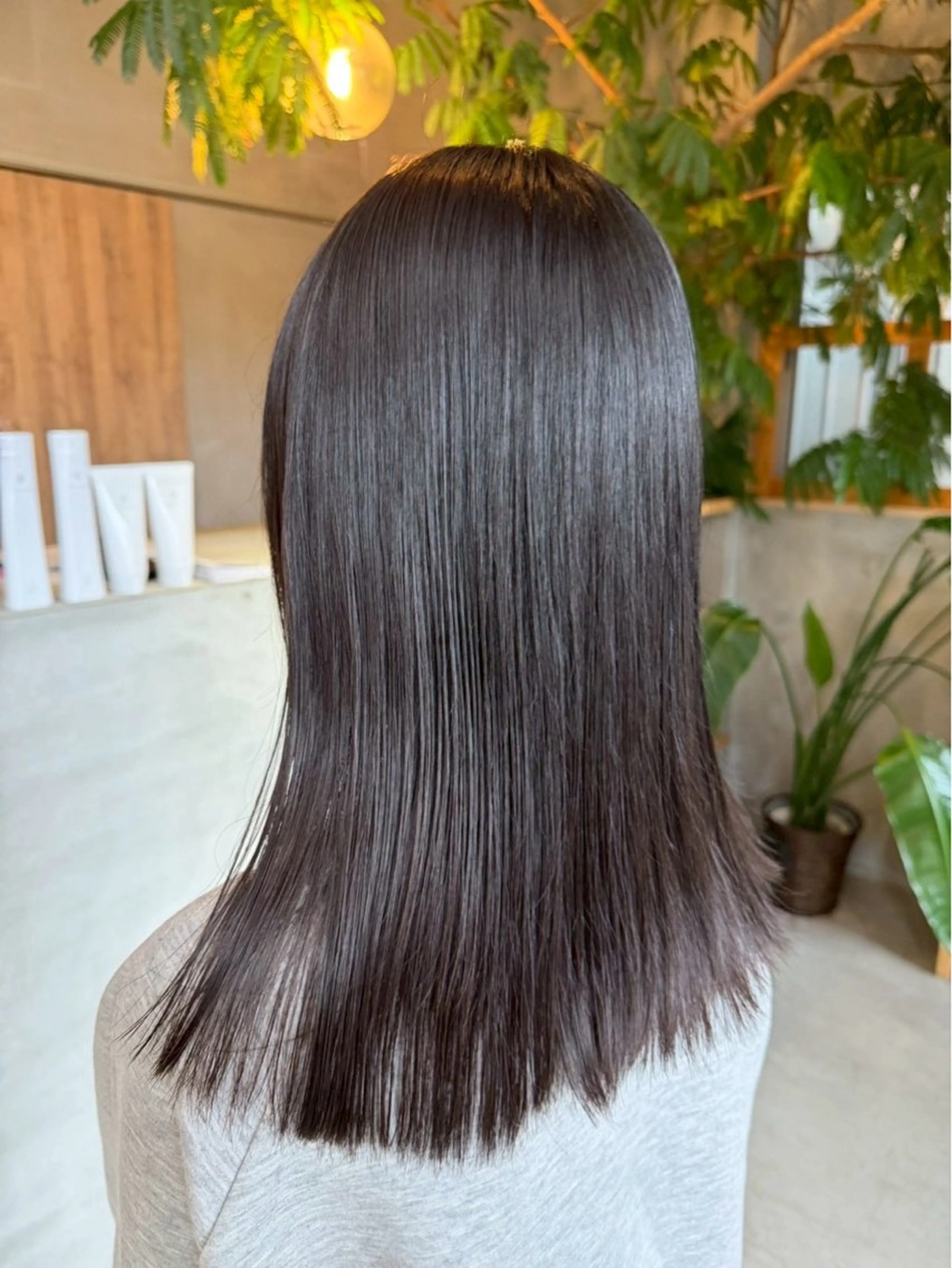 セミロング 阪口 鮎香のヘアスタイル