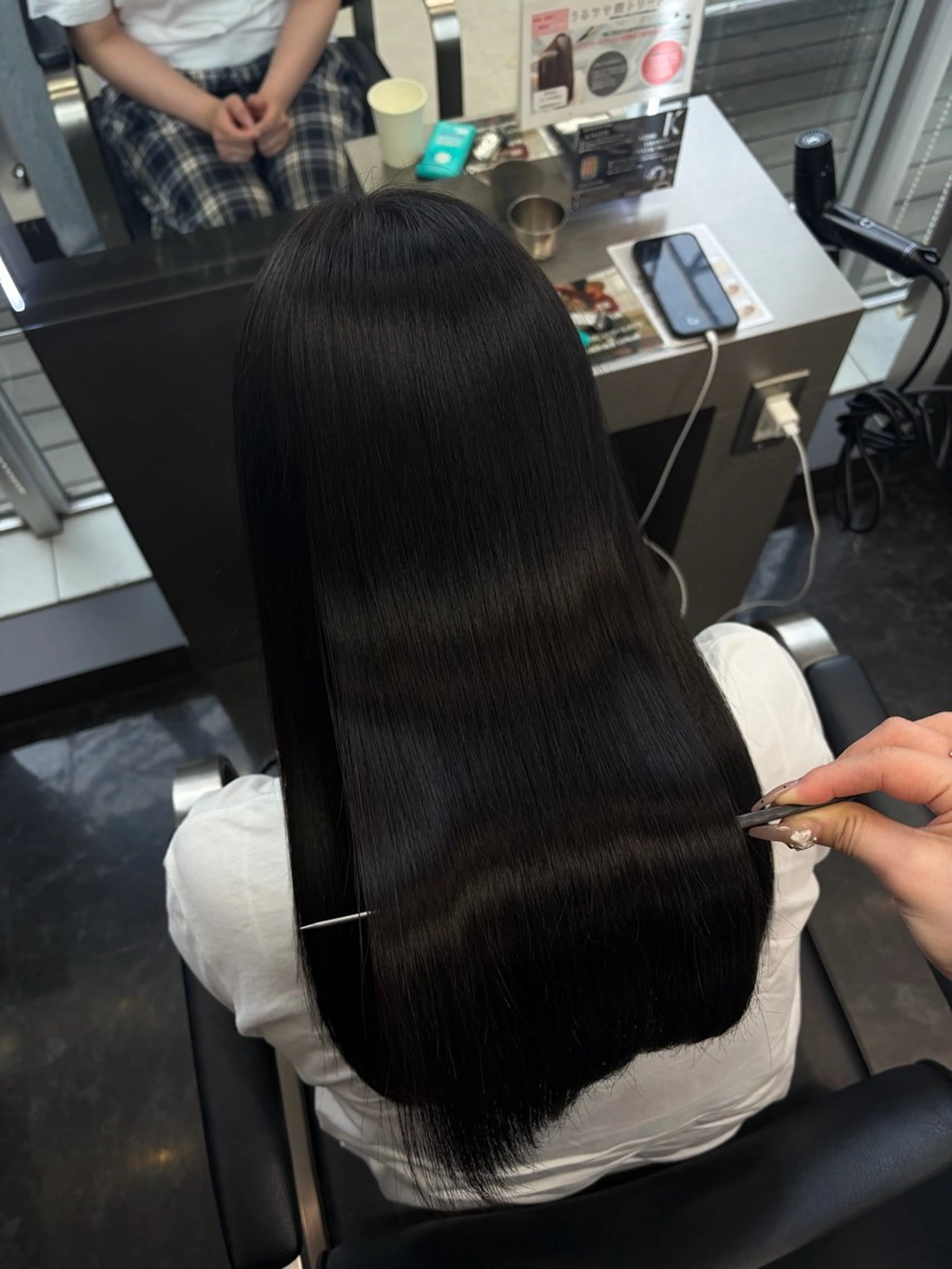 セミロング パーマ ヘアアレンジ メンズ 縮毛矯正 トリートメント ヘアセット 髪質改善/艶髪 /SARA💕のヘアスタイル
