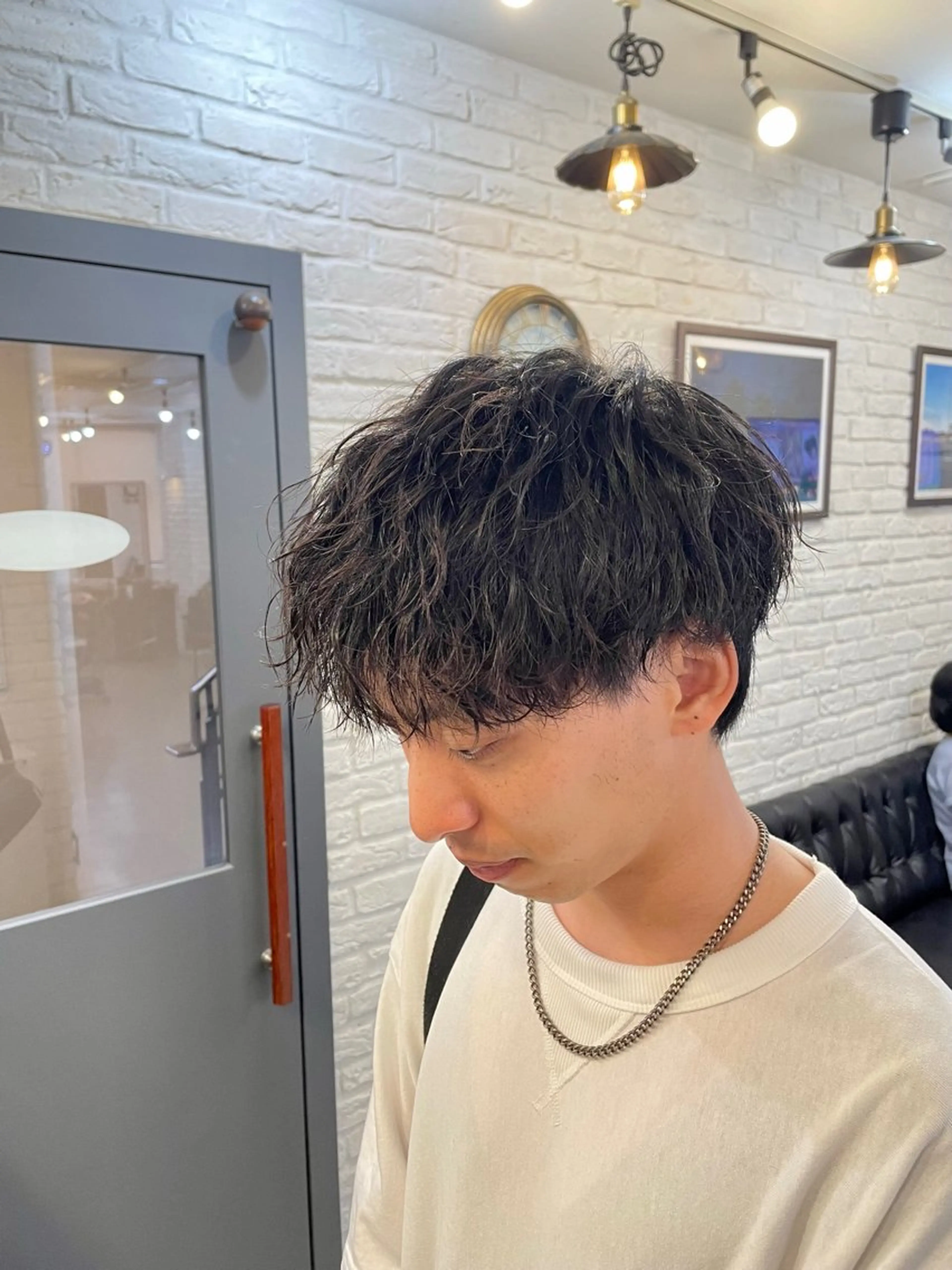 パーマ メンズ メンズパーマ 波巻きパーマ カット パーマ 【マンツーマン接客】 ✂︎🟡酒井司🟡のヘアスタイル