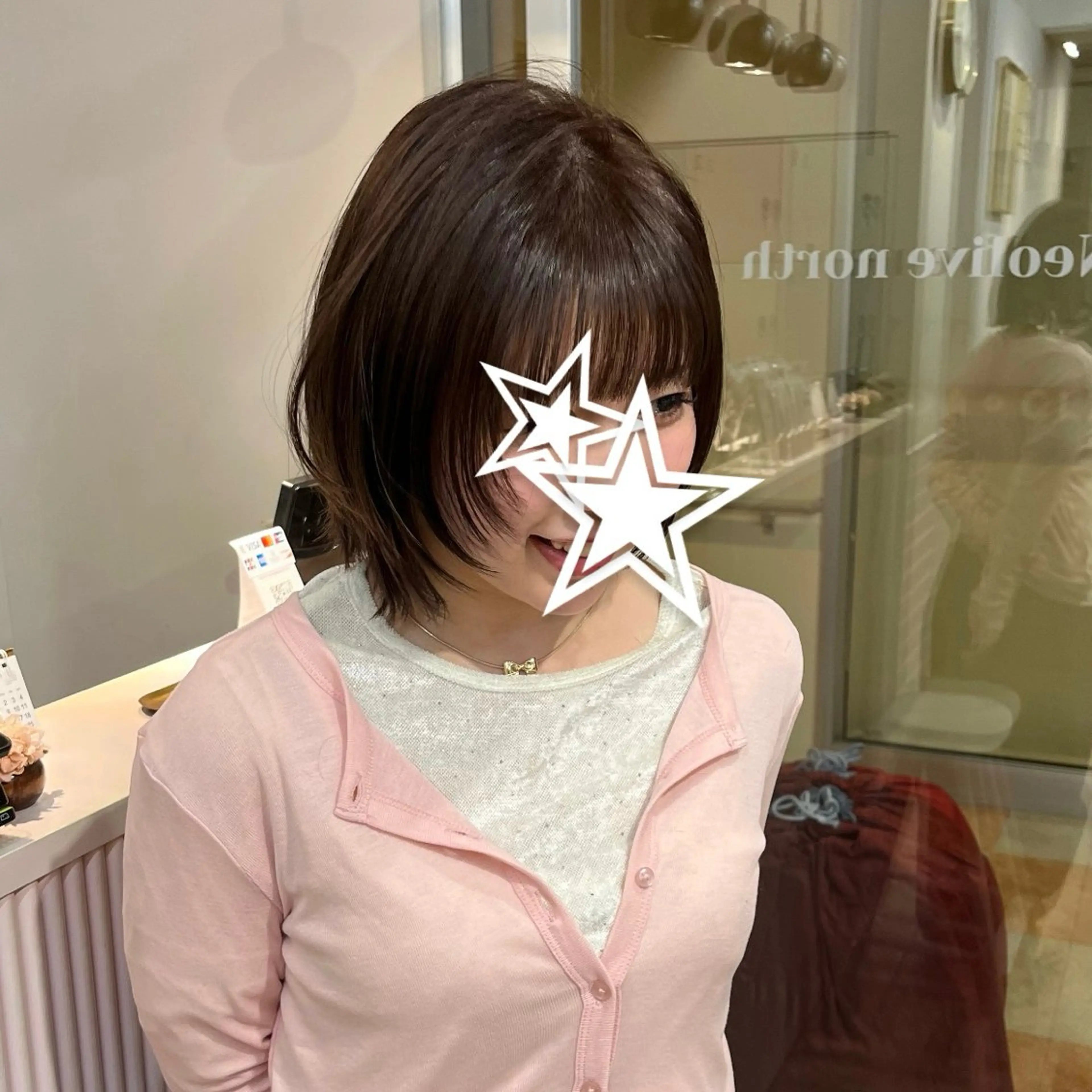 ショート カラー カット ヘアカラー トリートメント 🎀みさき🎀 韓国レイヤー/ボブのヘアスタイル