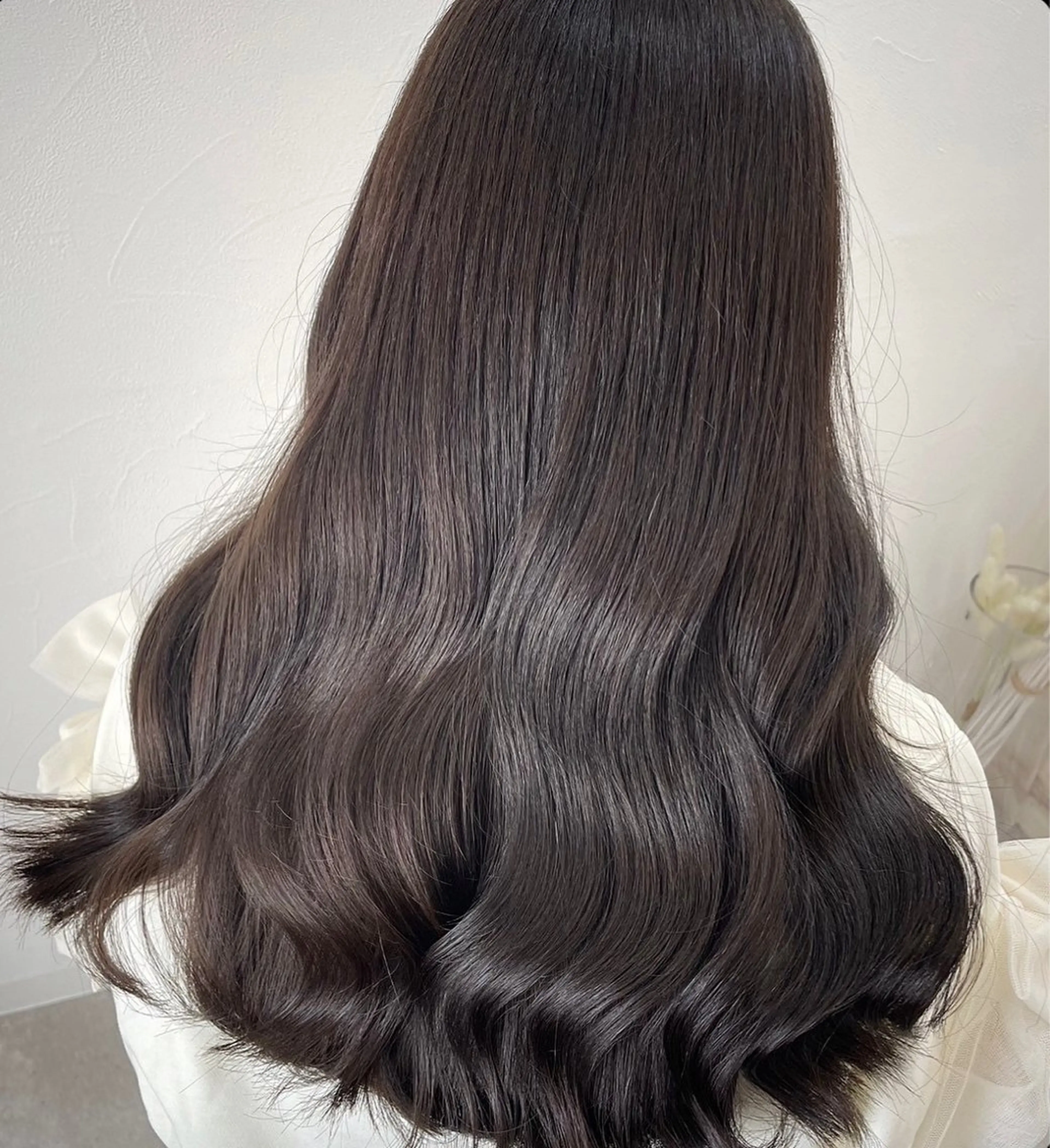 ロング カラー カット トリートメント 🦋Yui🦋透明感 /ベージュ/髪質改善のヘアスタイル