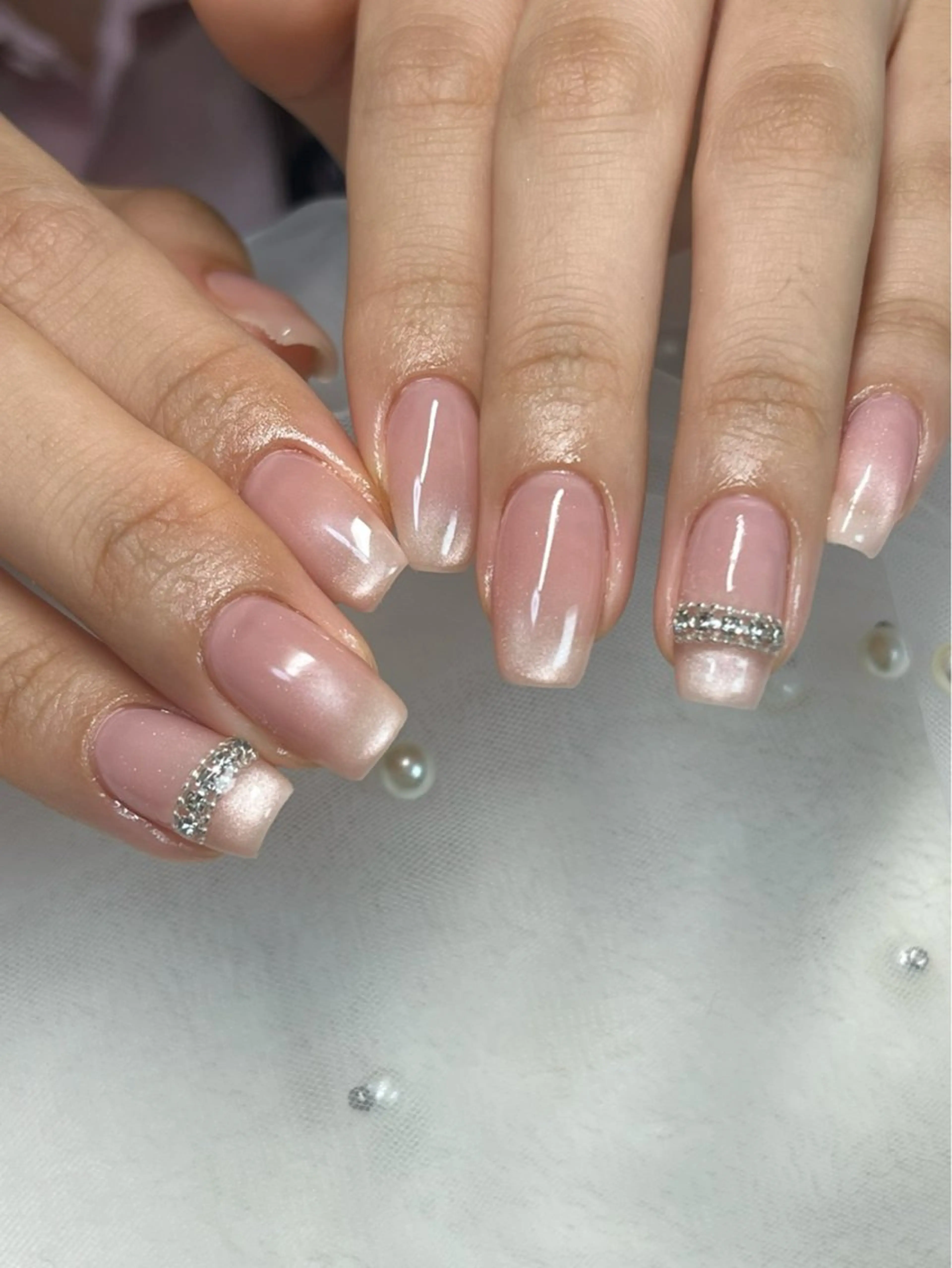 ネイル ハンドネイル dimples yuki🎀 ꒷꒦♡のネイルデザイン