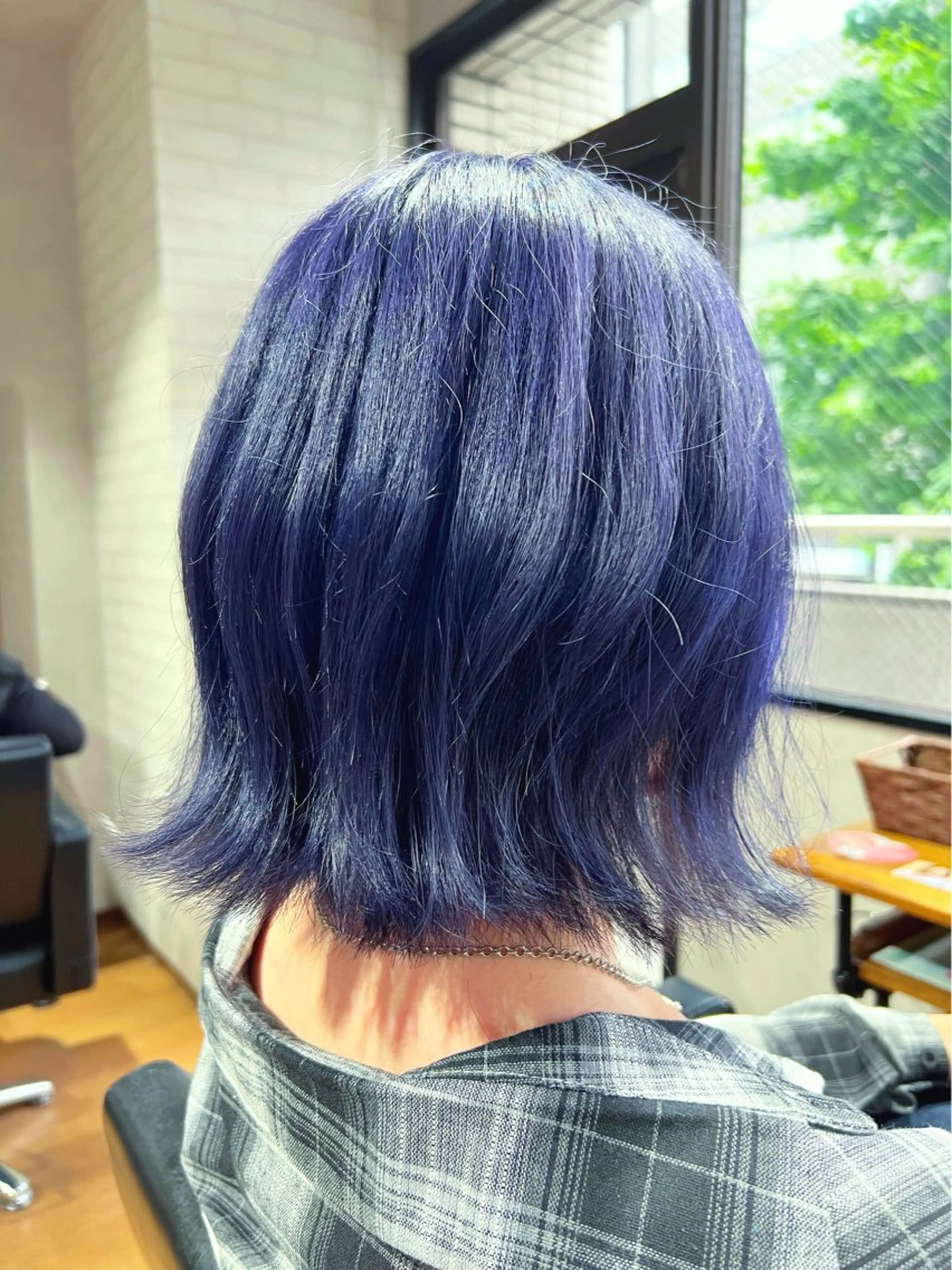 ショート カラー ブルーカラー カット ヘアカラー ✨ハイトーン カラー福岡拓也✨のヘアスタイル