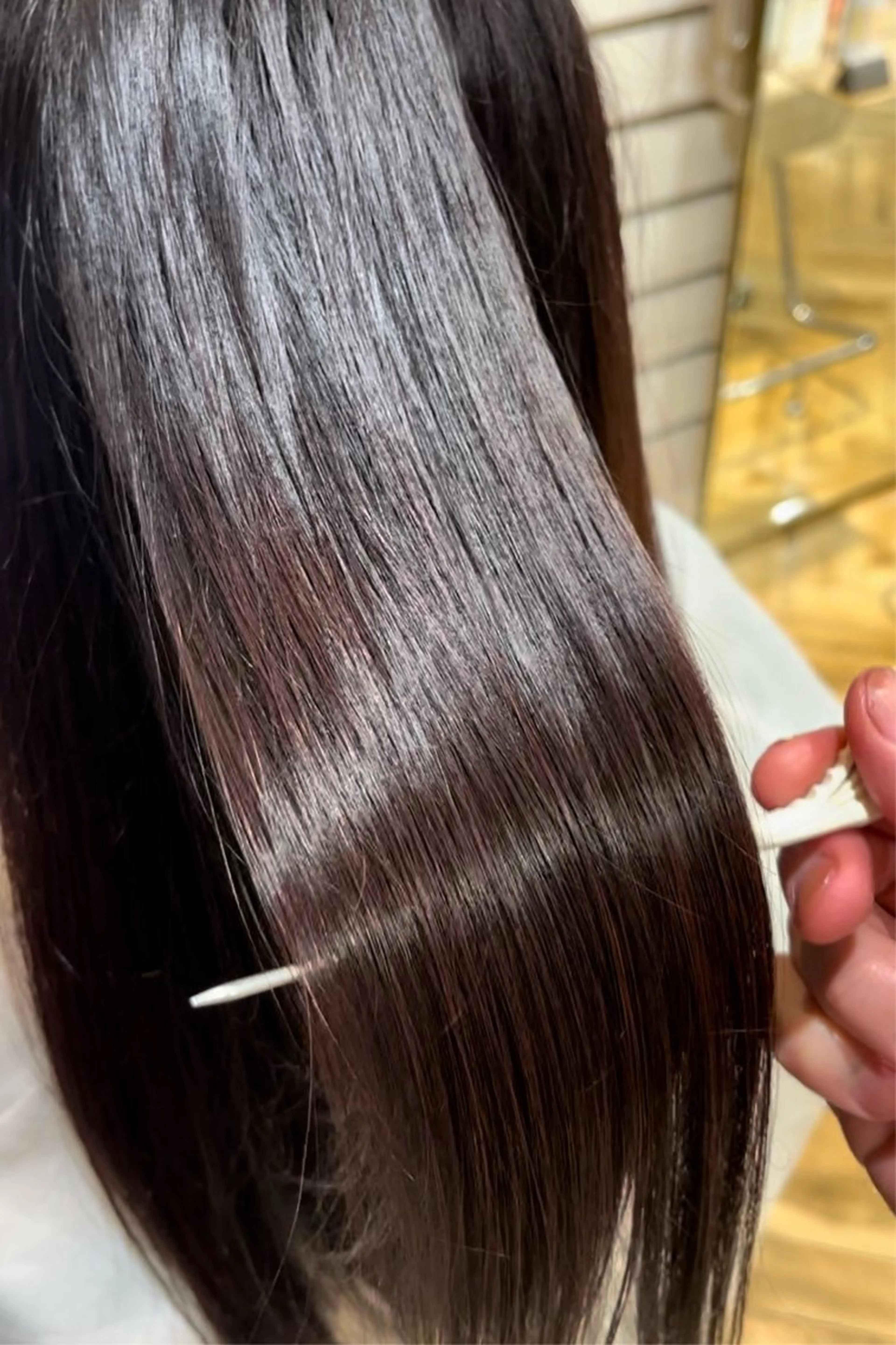 カット＋縮毛矯正＋炭酸の写真