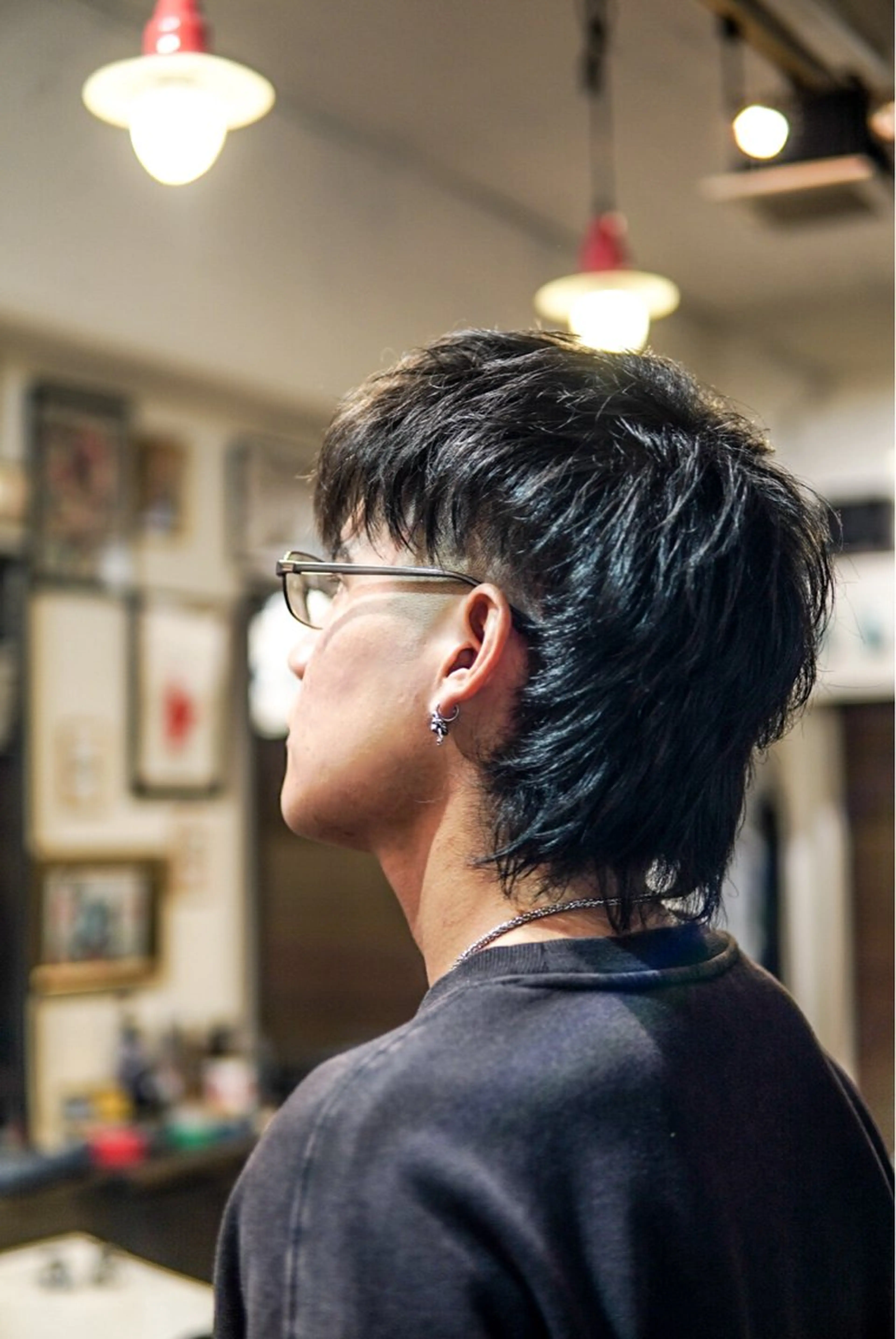 ミディアム メンズ マレットヘア 小塚 洋介のヘアスタイル