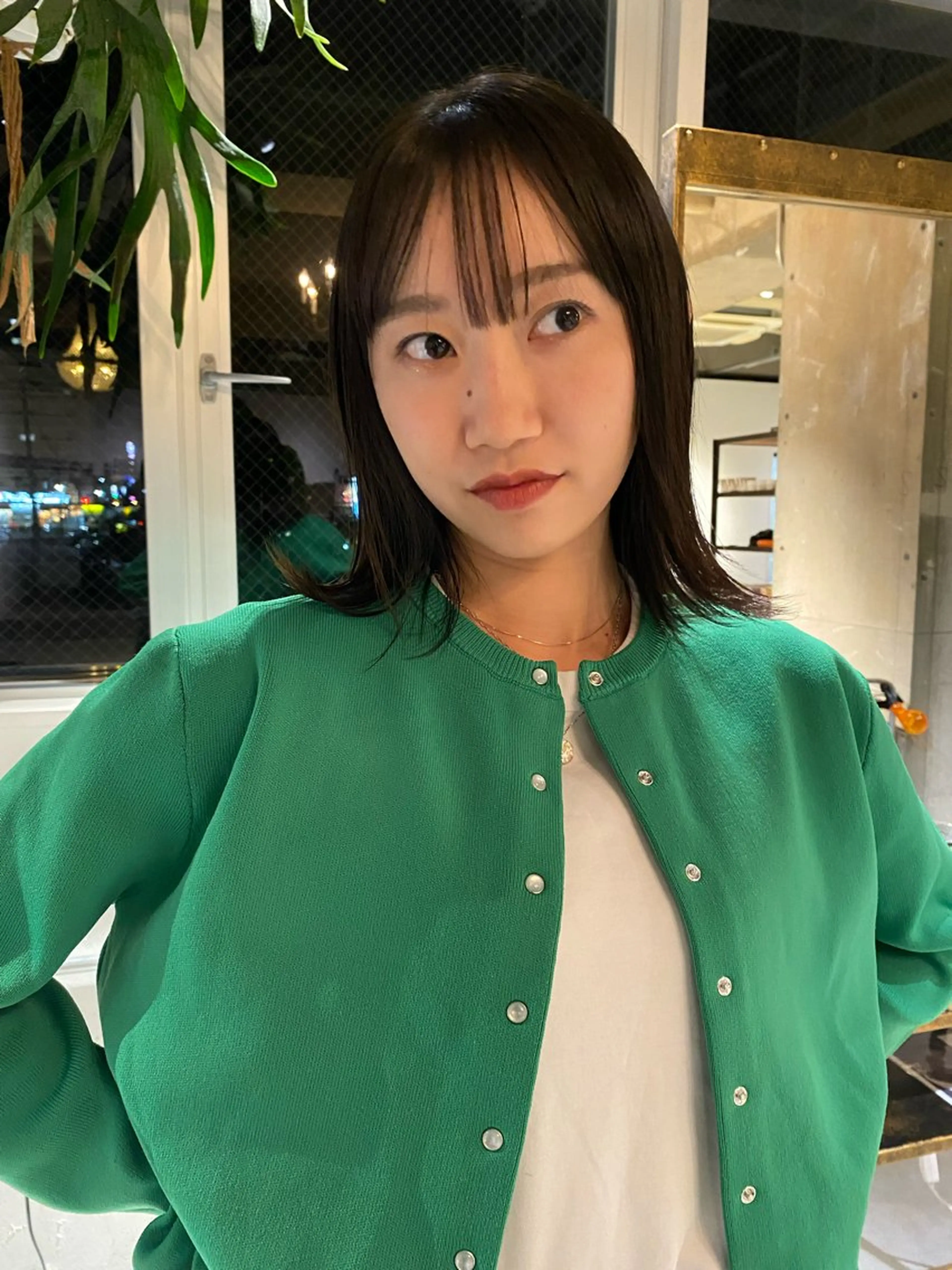 ミディアム 外ハネヘア PARK　枝元 みうのヘアスタイル